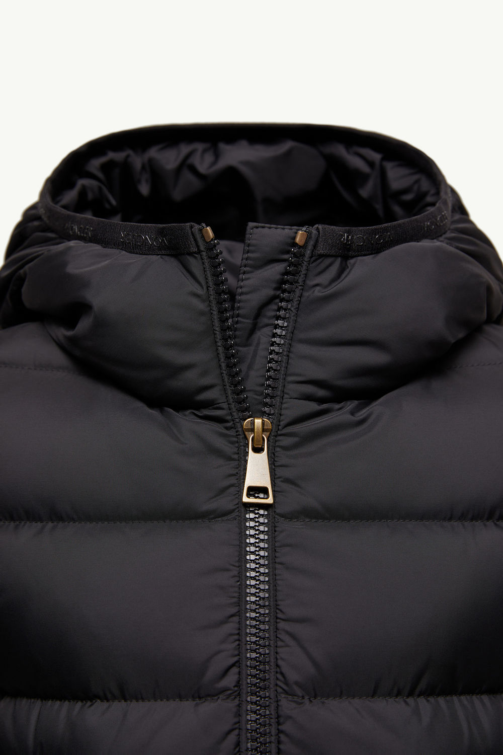 Barend Hooded Down Jacket Girl Black Moncler 4