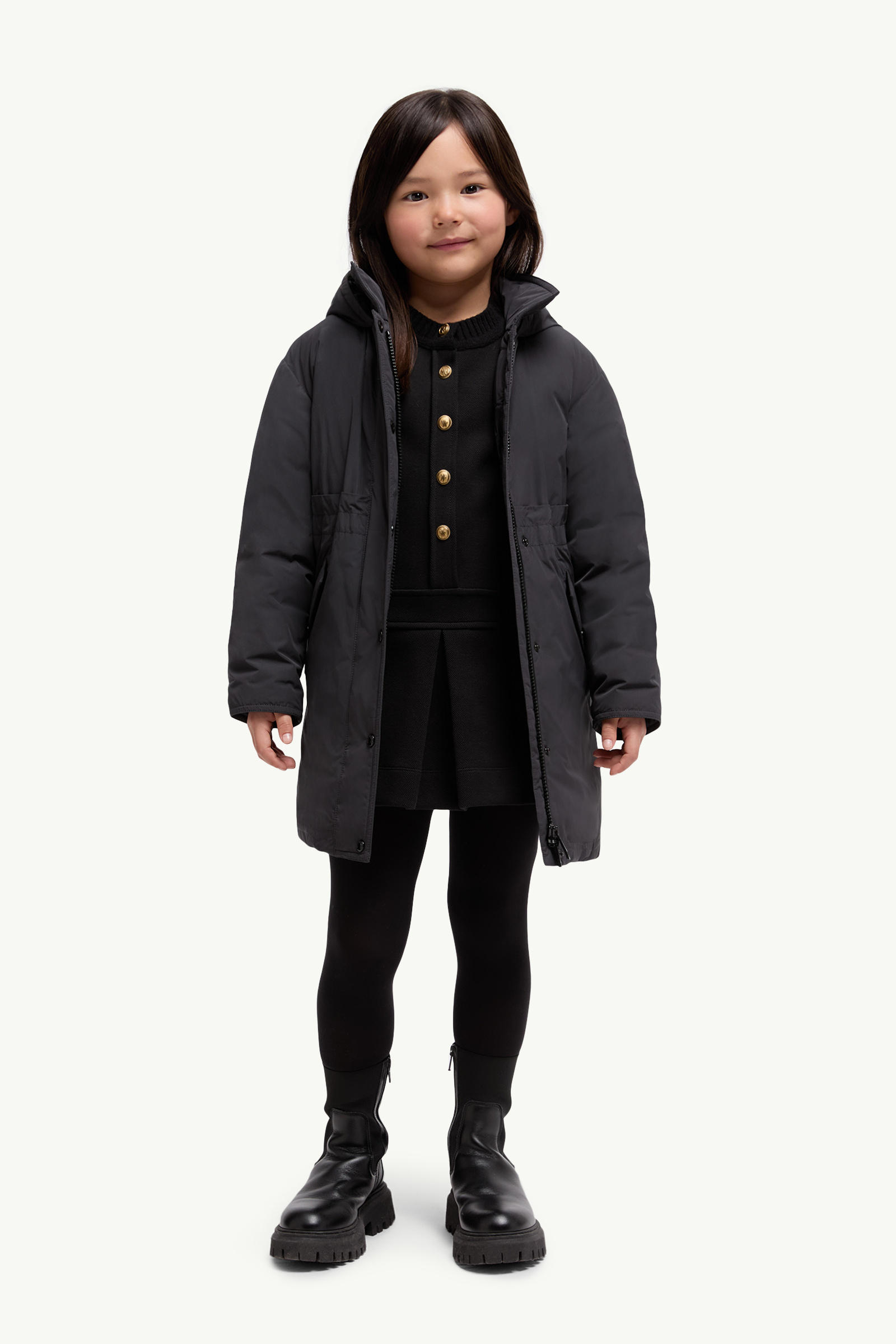 Coleen パーカー ガールズ ブラック Moncler 1