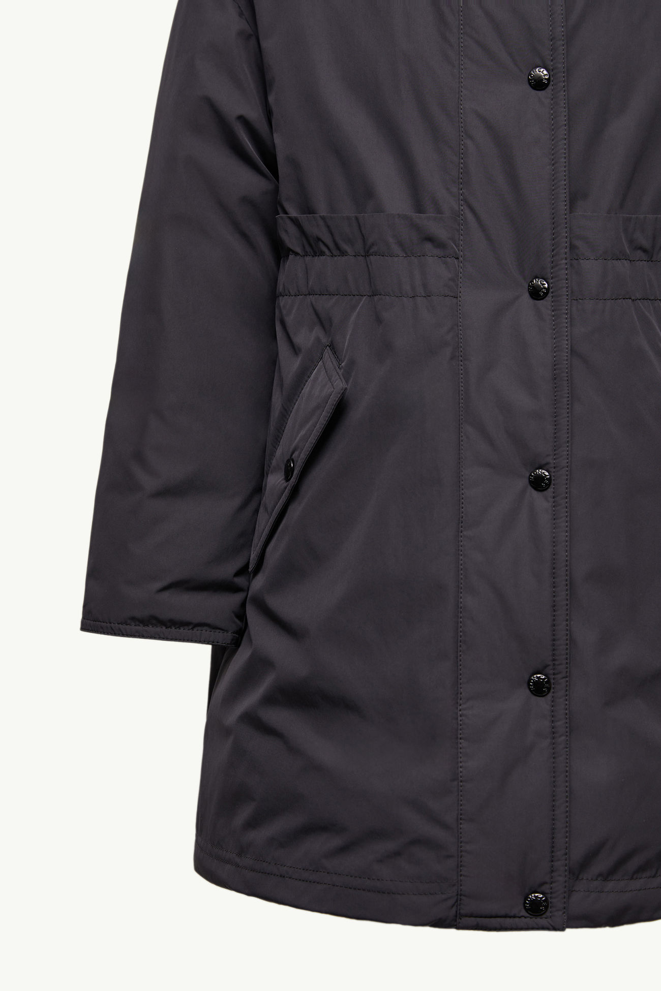 Coleen Parka Coat Girl Black Moncler 5