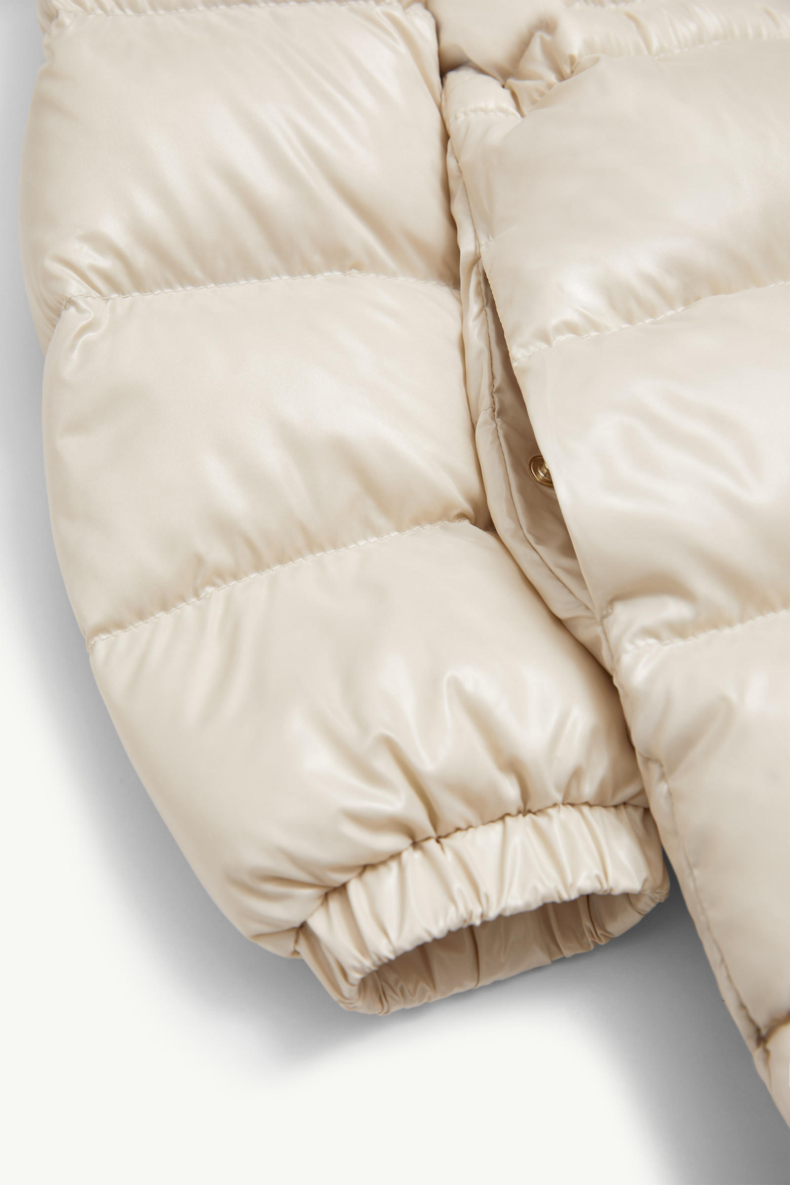 Dacca Hooded Down Jacket Girl Light Beige Moncler 4