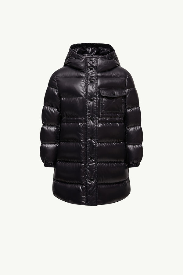 Dacca Daunenjacke mit Kapuze Mädchen Schwarz Moncler 0