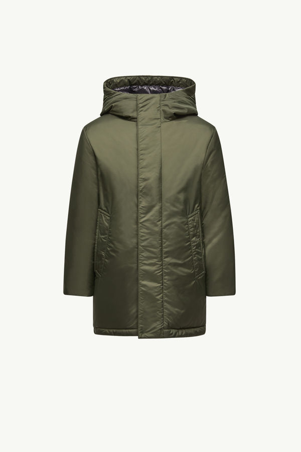 Gesudar Daunenjacke mit Kapuze Jungen Olivgrün Moncler 0