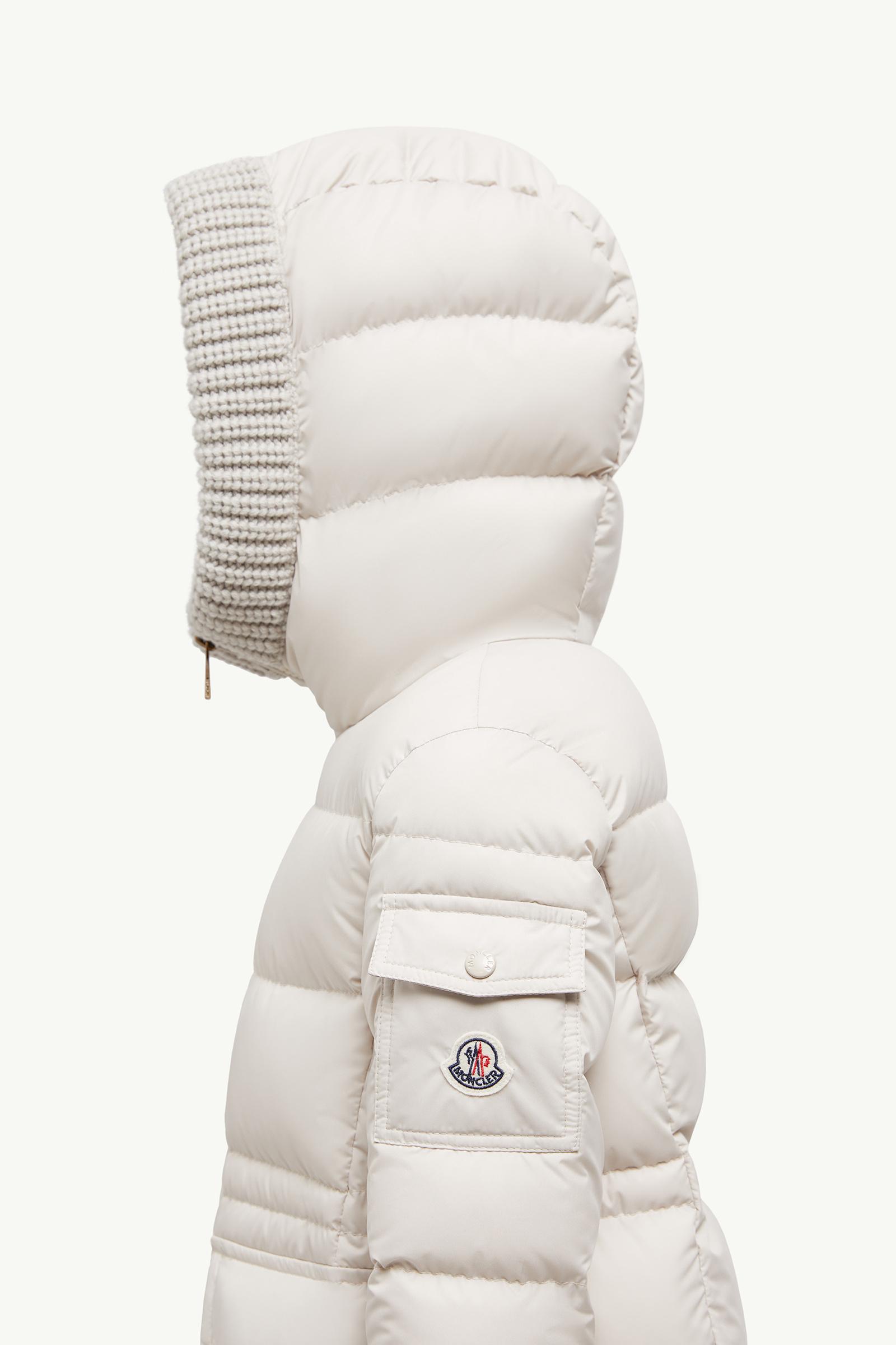 Irma Daunenjacke mit Kapuze Mädchen Weiß-Elfenbein Moncler 1