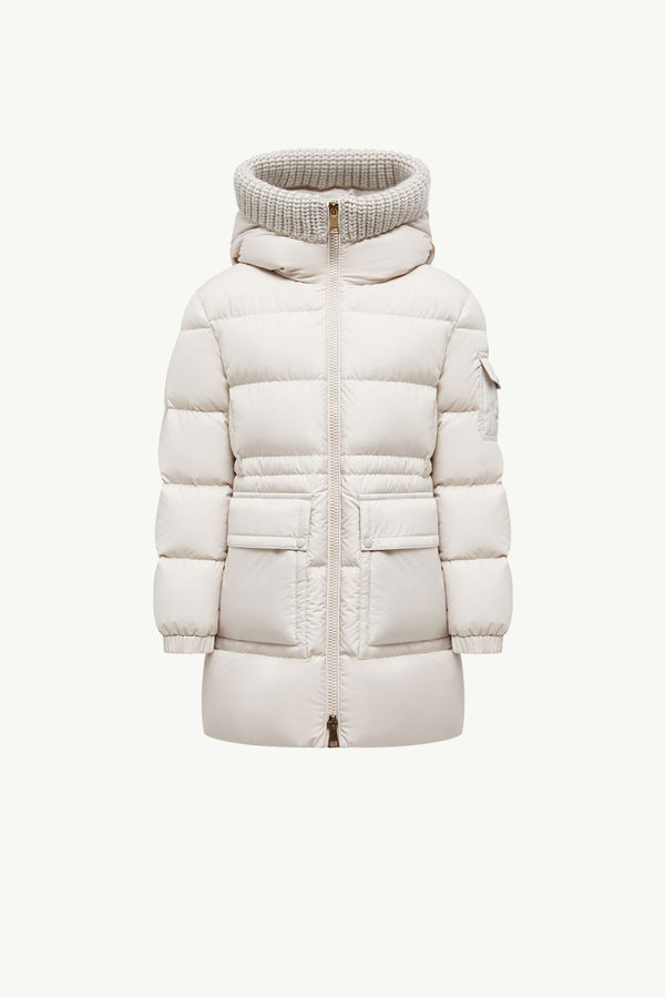 Doudoune à capuche Irma Fille Blanc Ivoire Moncler 0