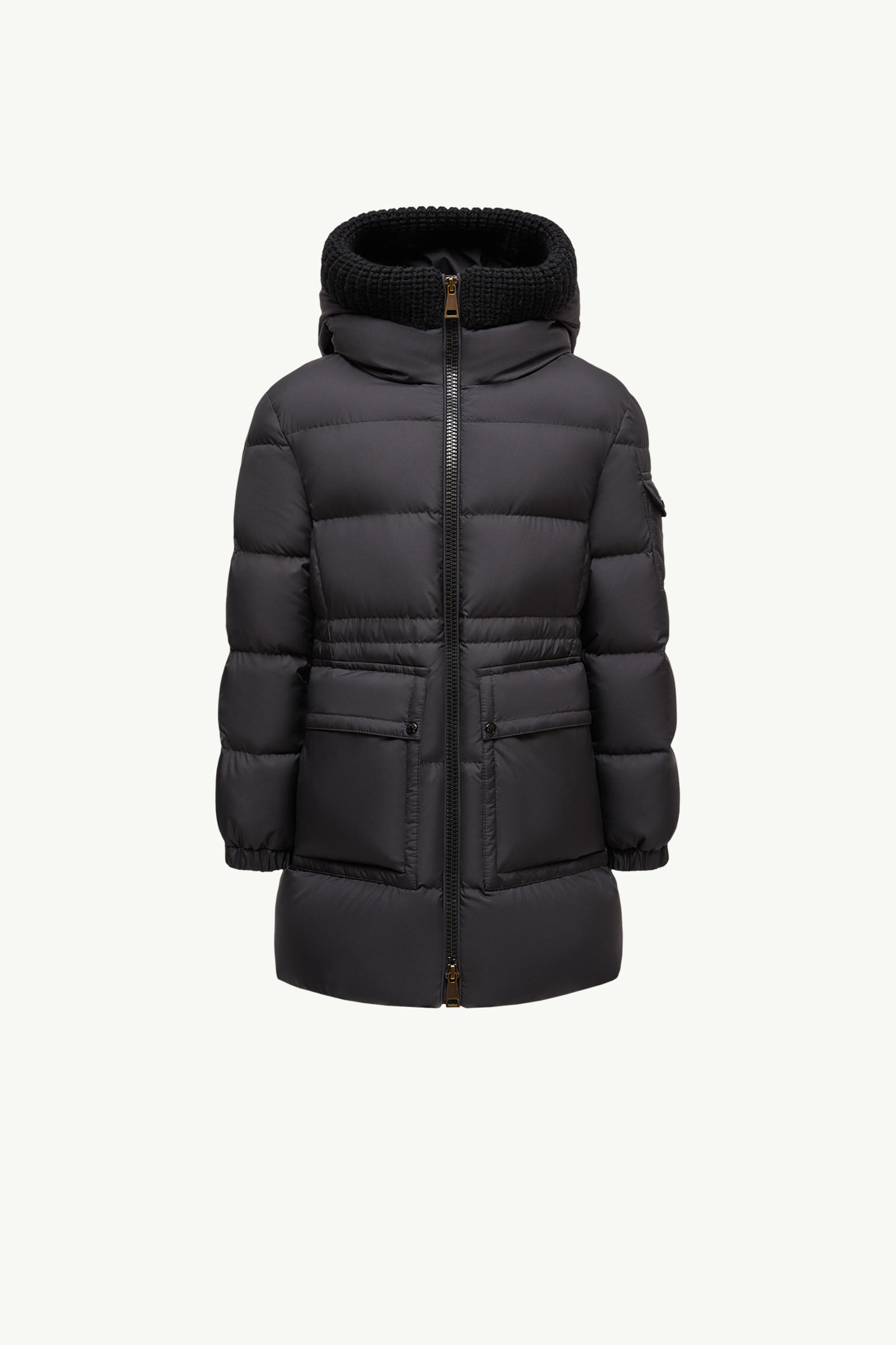 Plumífero con capucha Irma Niña Negro Moncler 0