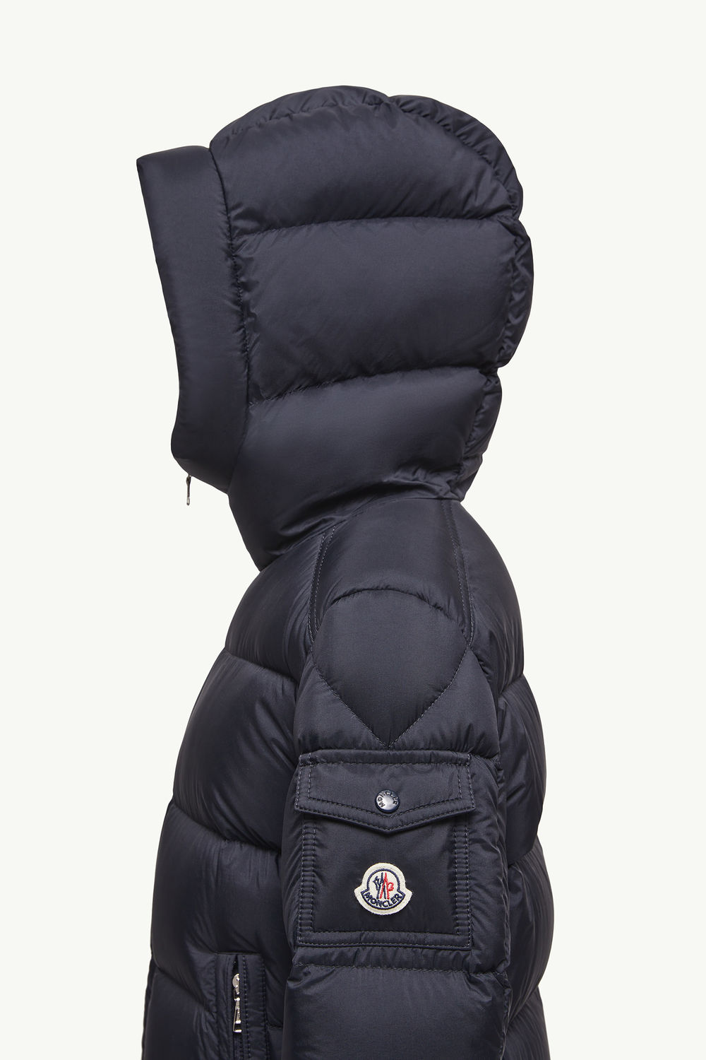Marat Hooded Down Jacket Boy Night Blue Moncler 2