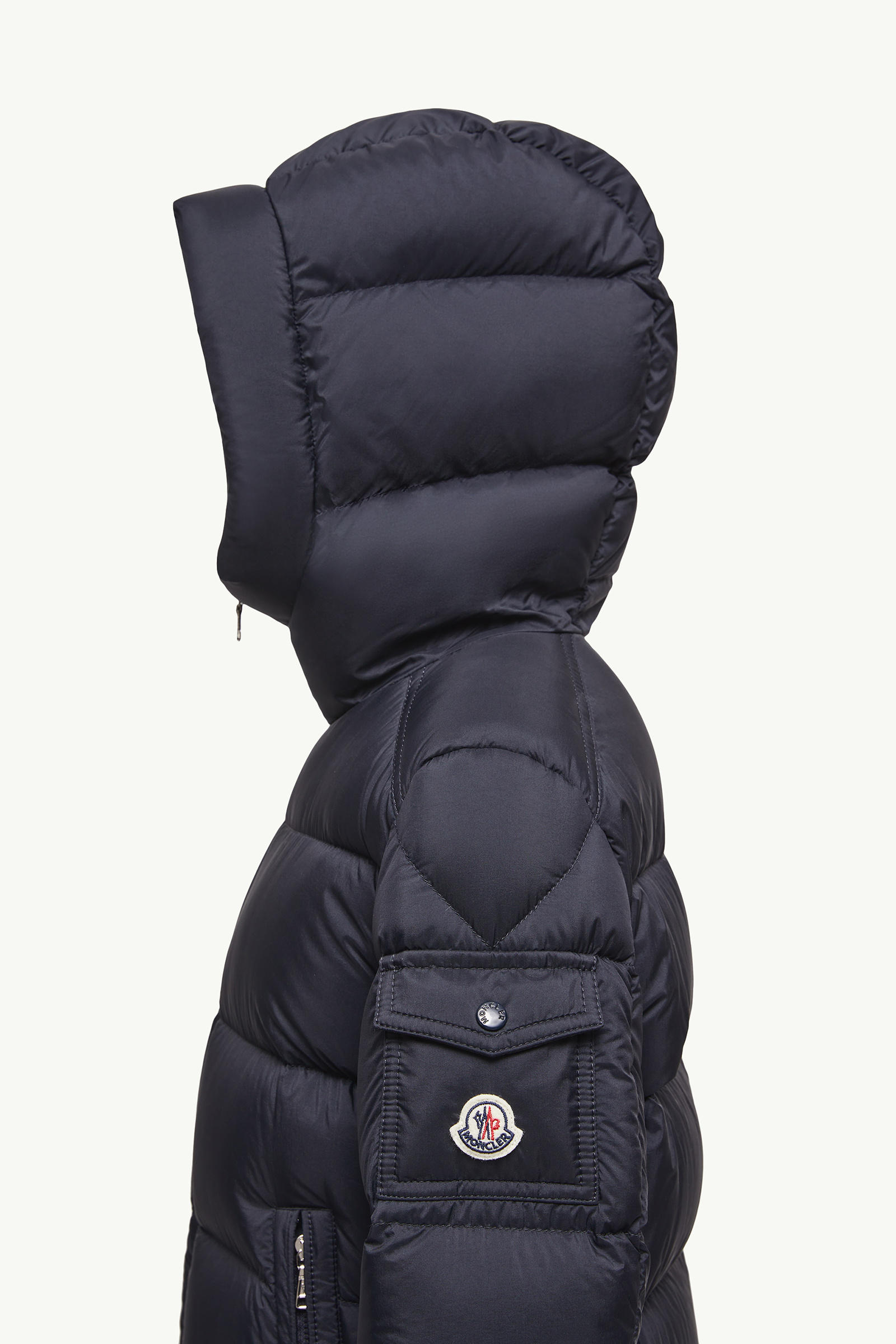 Marat Hooded Down Jacket Boy Night Blue Moncler 2