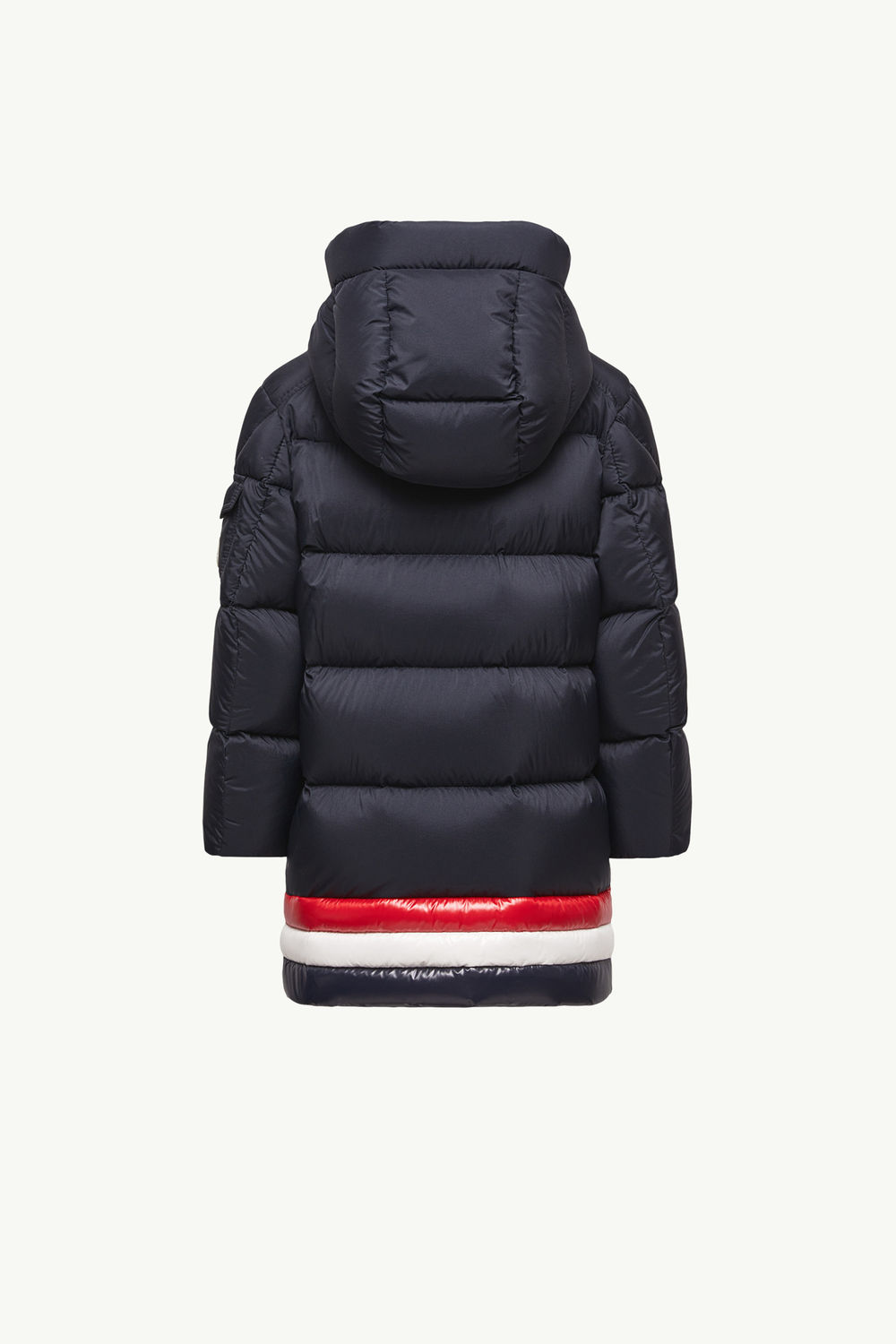 Marat Hooded Down Jacket Boy Night Blue Moncler 3