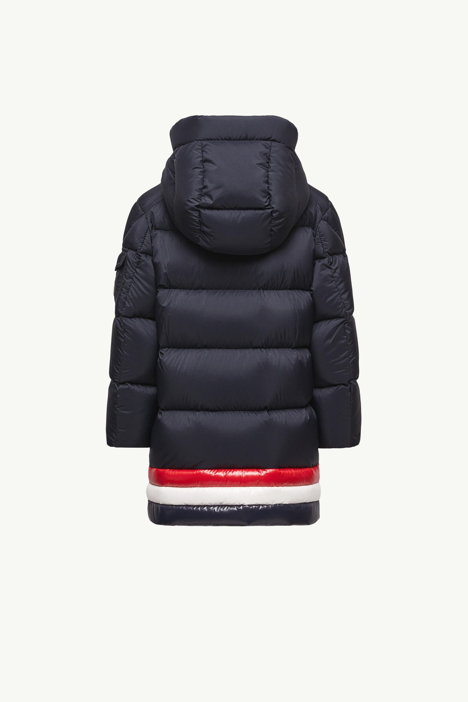 Marat Hooded Down Jacket Boy Night Blue Moncler 3