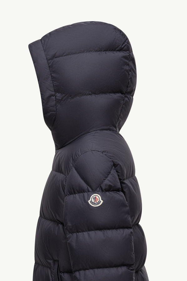 Piumino Lentinelle con Cappuccio Bambino Blu Navy Moncler 2