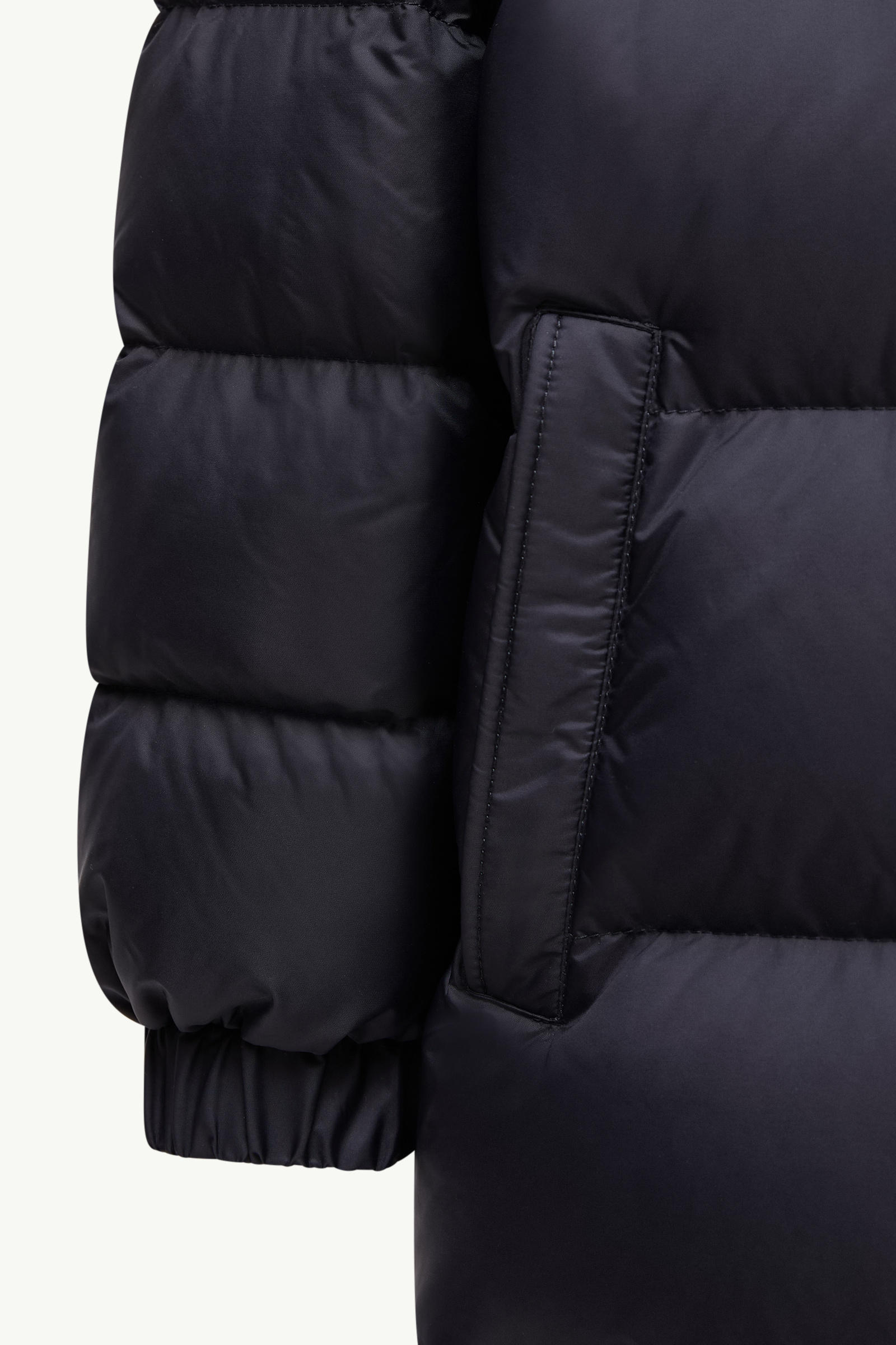 Lentinelle Hooded Down Jacket Boy Navy Blue Moncler 5