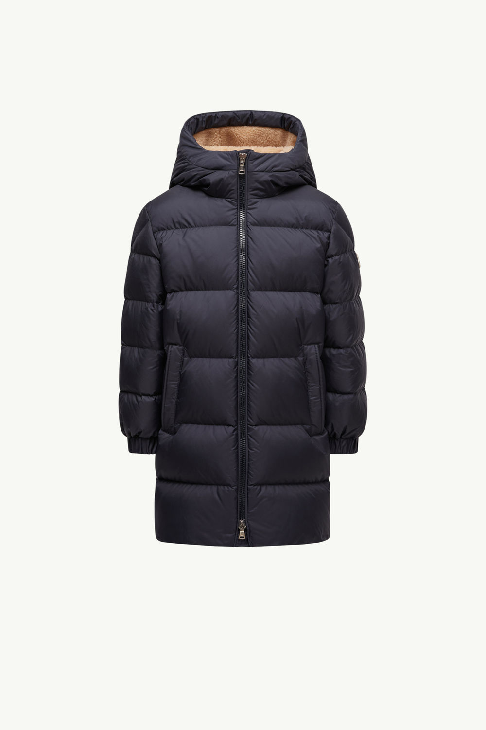 Lentinelle Hooded Down Jacket Boy Navy Blue Moncler 0