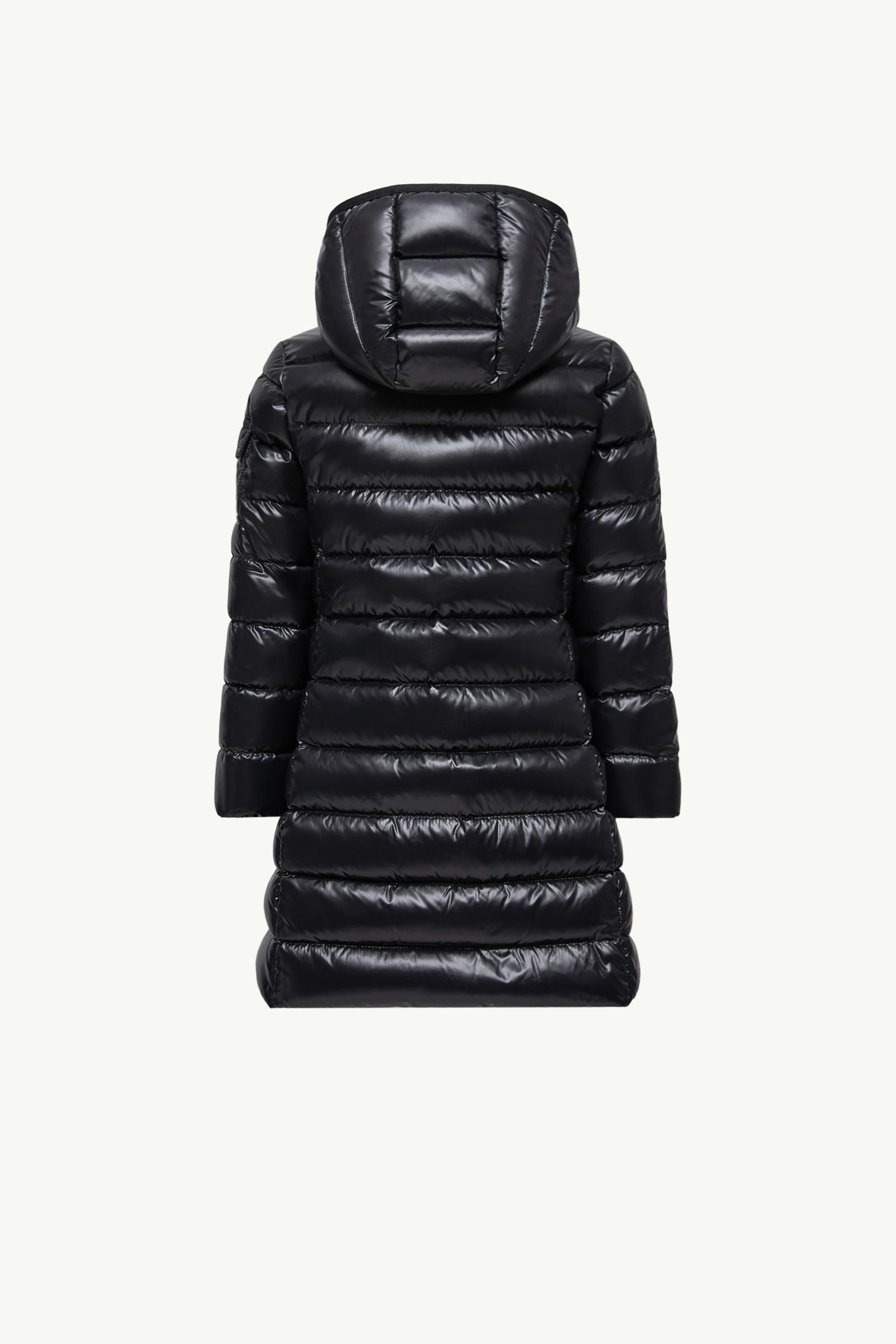 Moka Hooded Down Jacket Girl Black Moncler 2