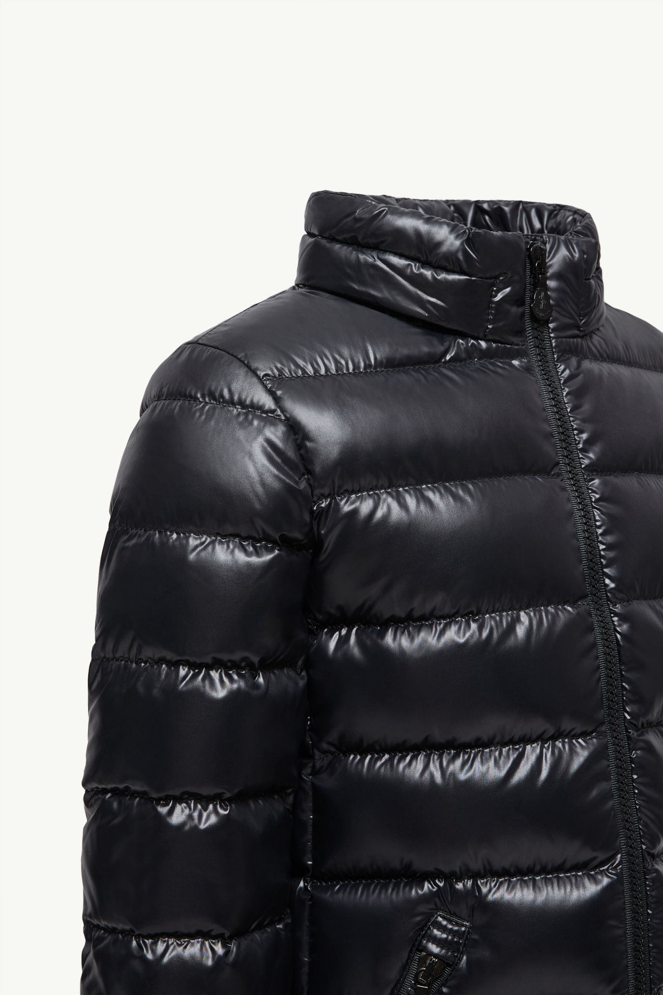 Plumífero con capucha Moka Niña Negro Moncler 3