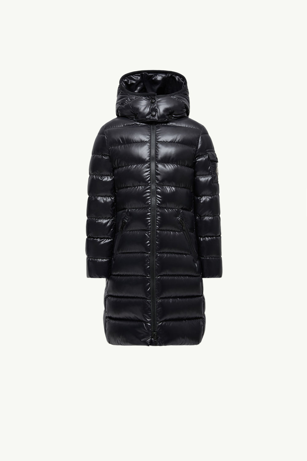 Moka Daunenjacke mit Kapuze Mädchen Schwarz Moncler 0