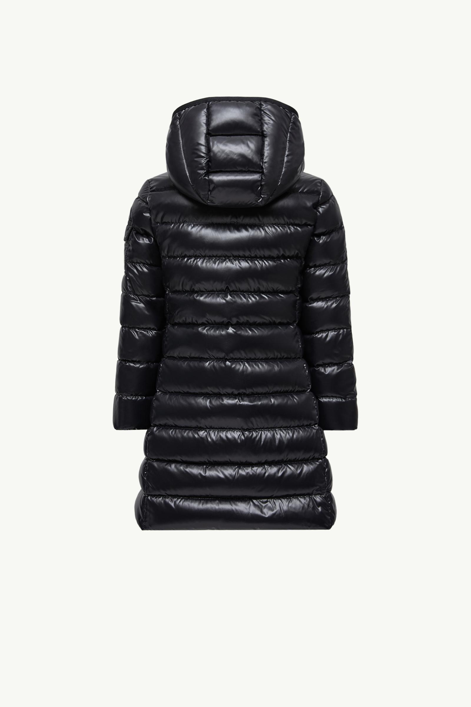 Black Moka Hooded Down Jacket - Down Jackets & Vests for Children