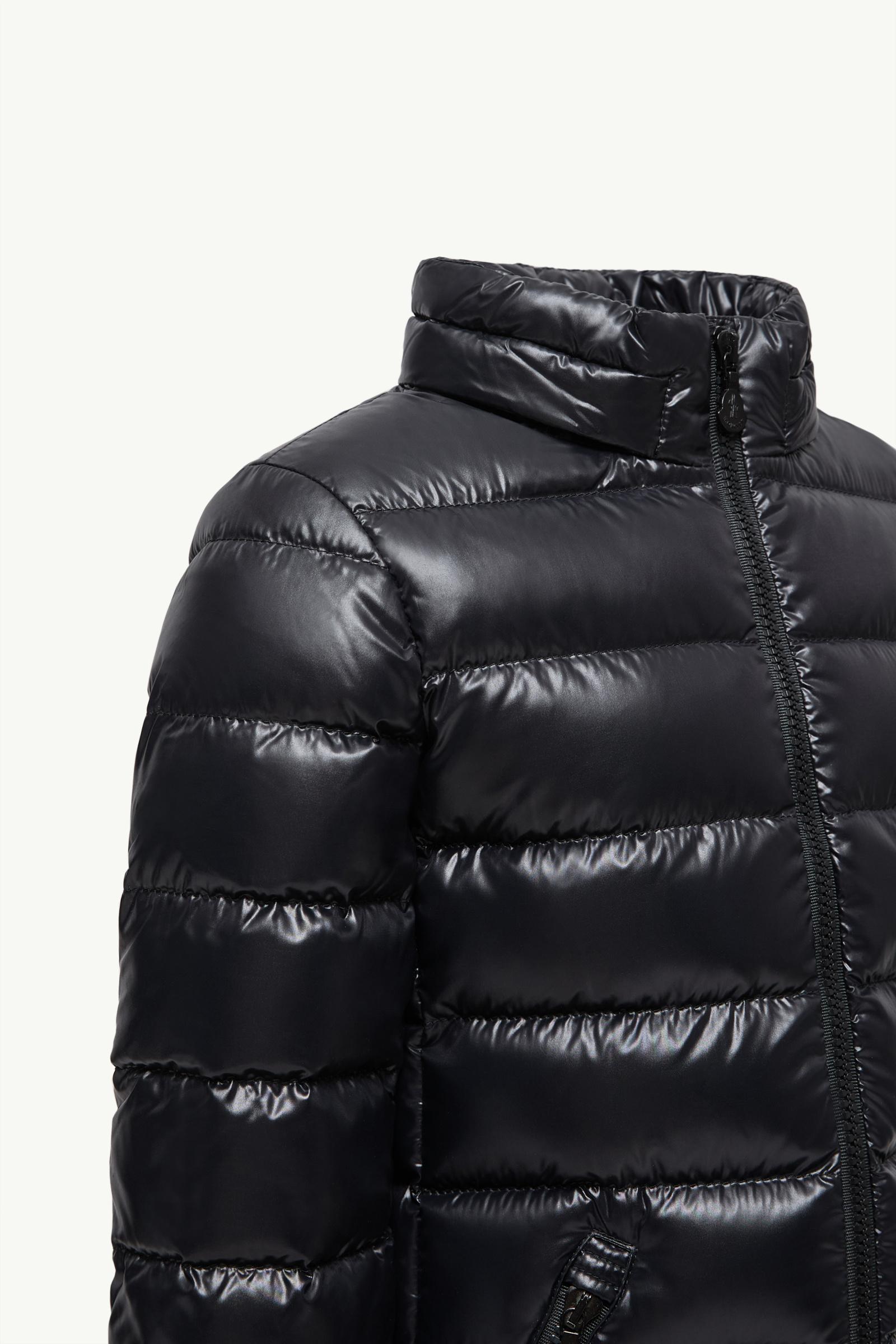 Black Moka Hooded Down Jacket - Down Jackets & Vests for Children
