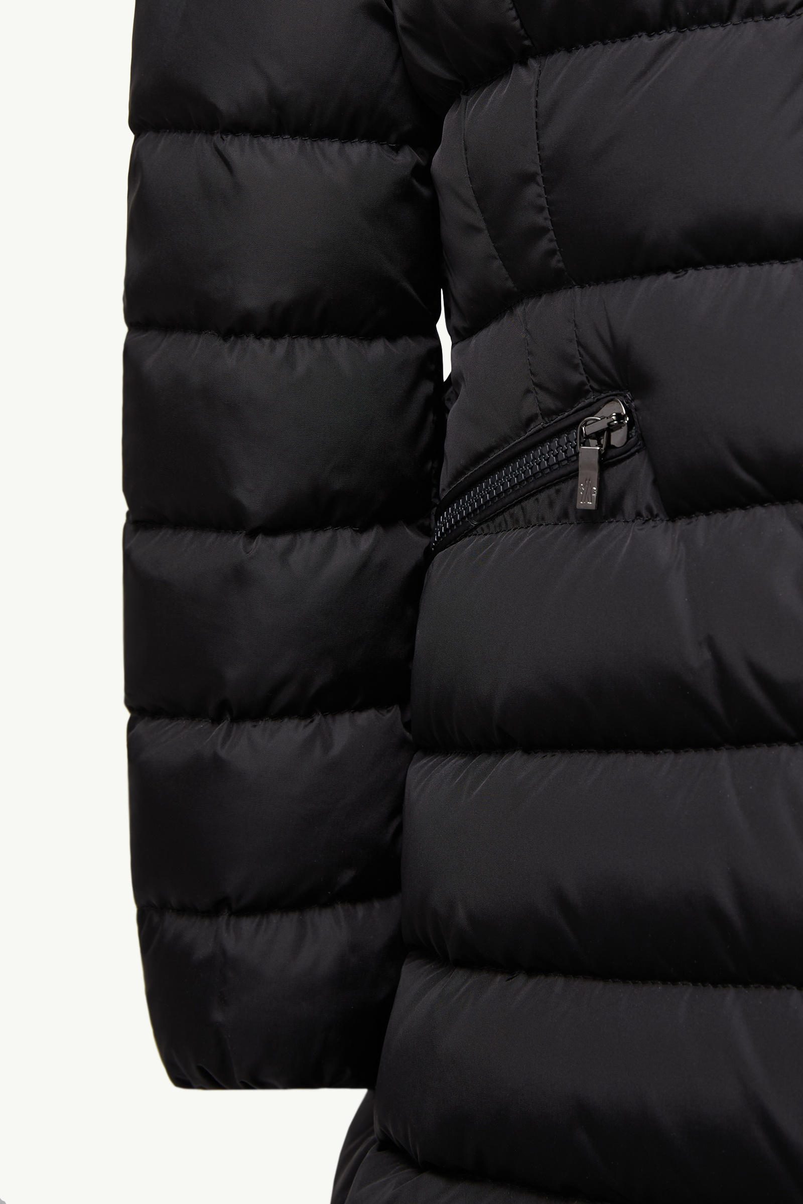 Charpal Hooded Down Jacket Girl Black Moncler 4