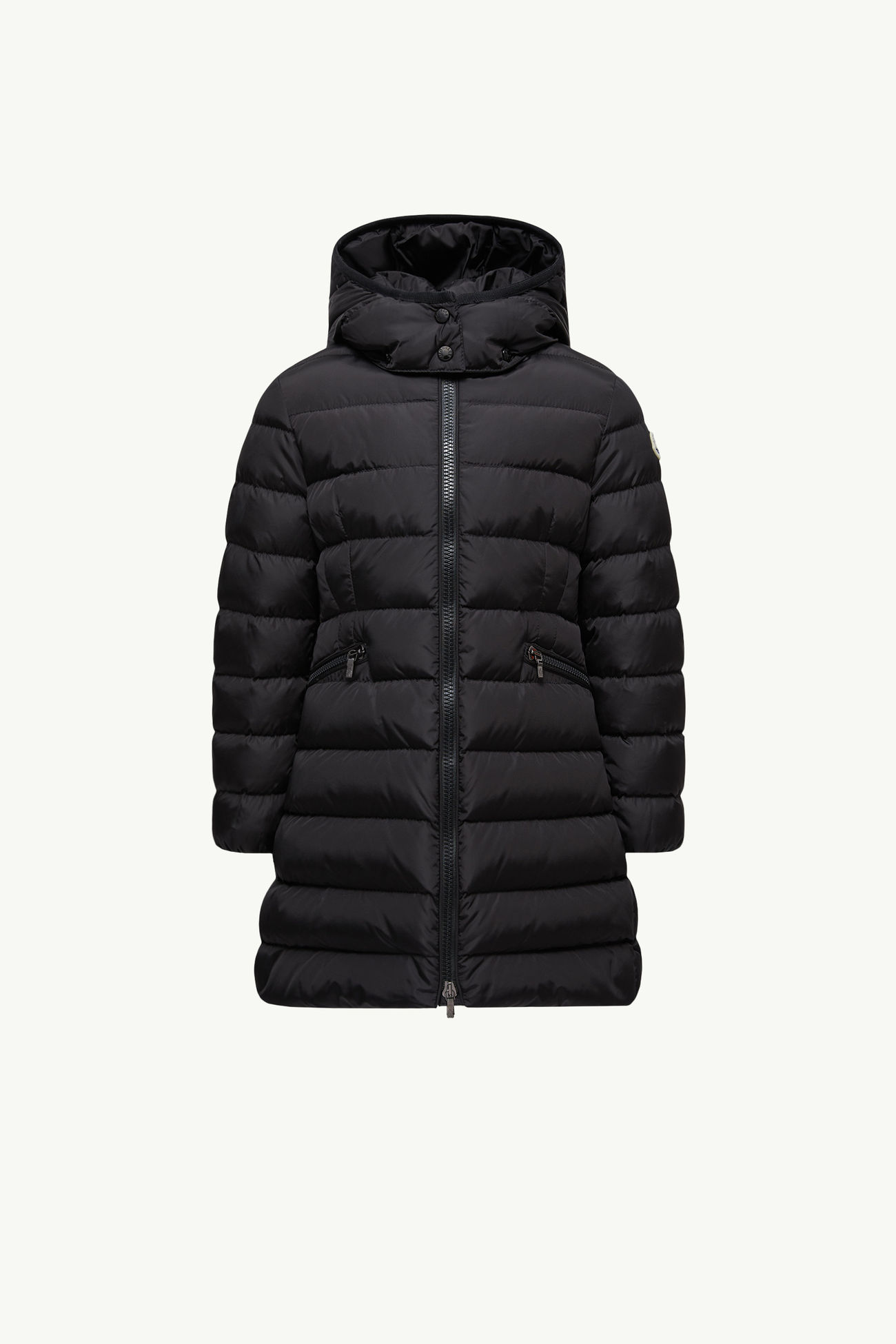 Charpal女童连帽羽绒夹克外套 女童 黑色 Moncler 0
