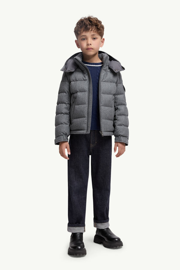 Straight Leg Jeans Boy Navy Blue Moncler 1