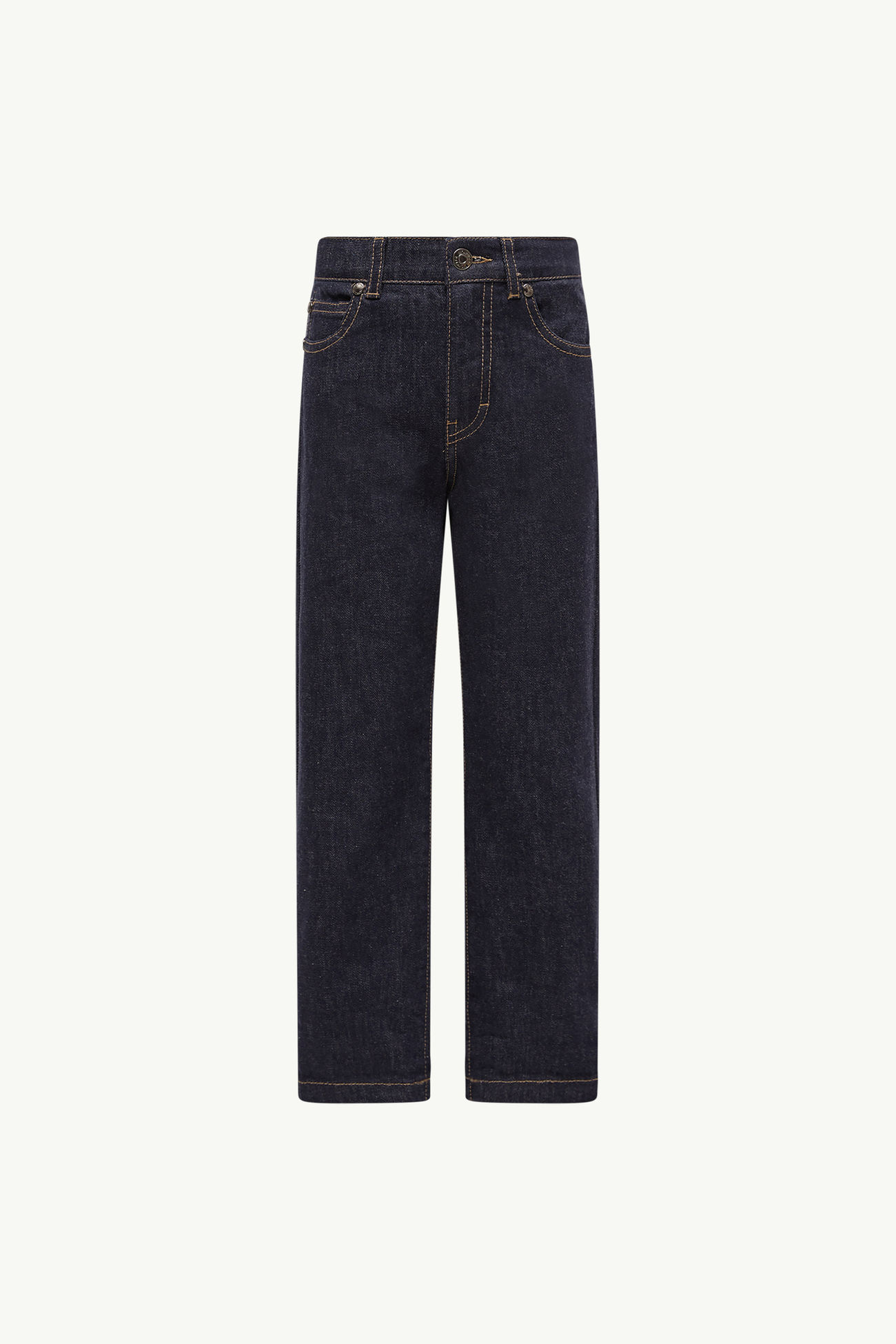 Jeans a gamba dritta Bambino Blu Navy Moncler 0