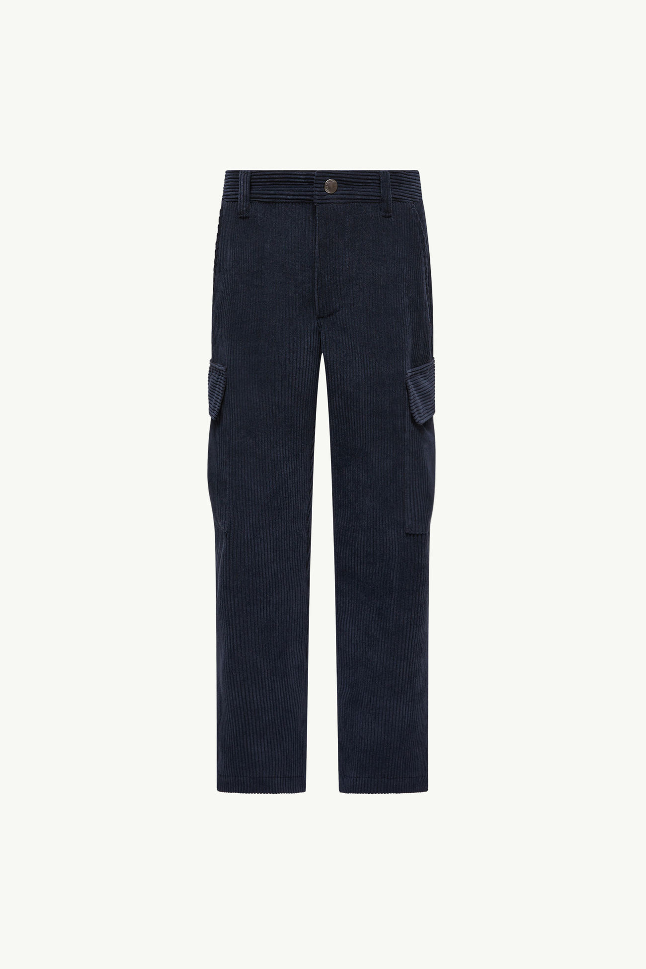 燈芯絨工裝長褲 男童 牛仔藍色 Moncler 0