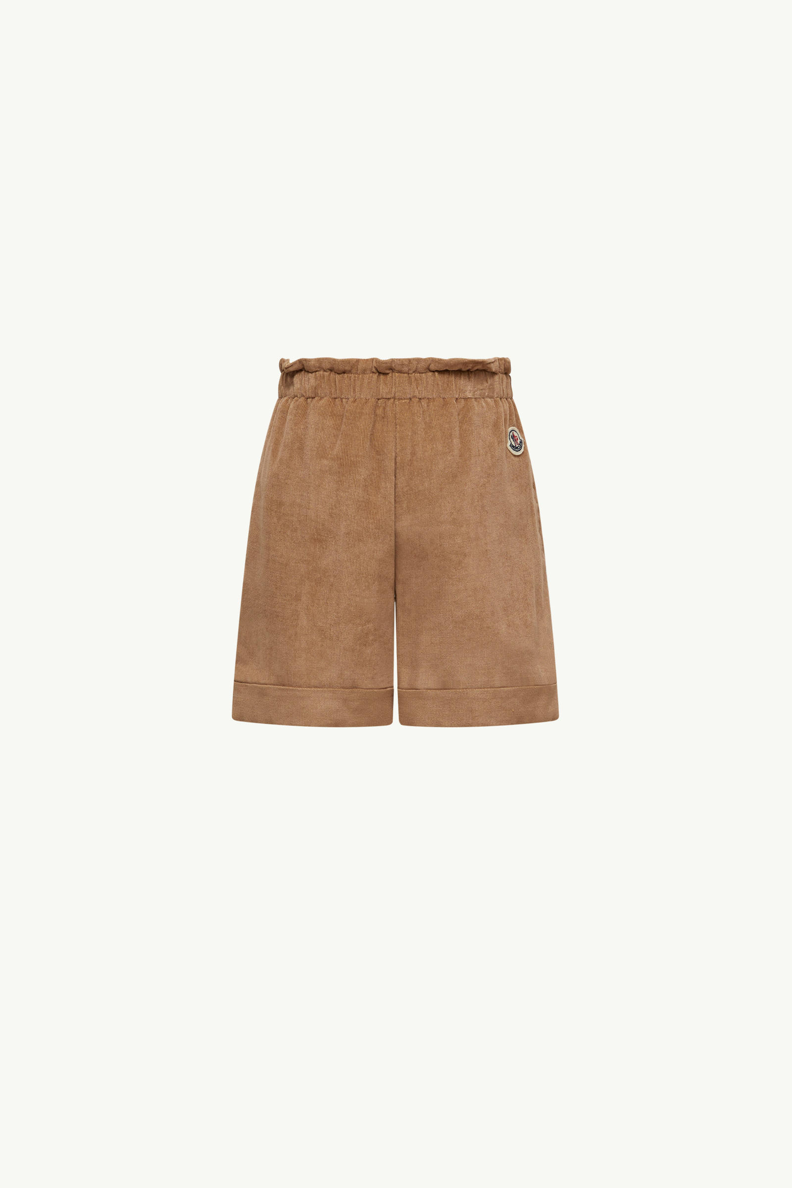 Corduroy Shorts Girl Beige Moncler 2