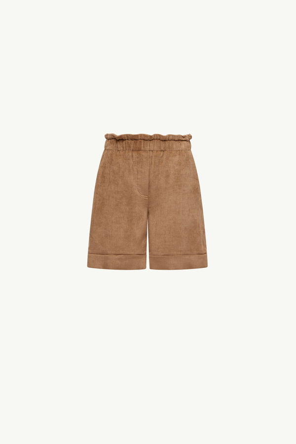 Shorts de pana Niña Beige Moncler 0