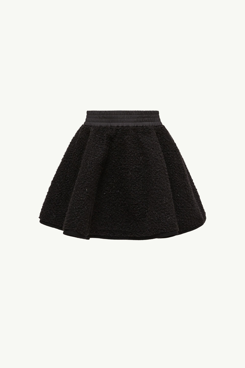 Metallic Teddy Skirt Girl Black Moncler 3