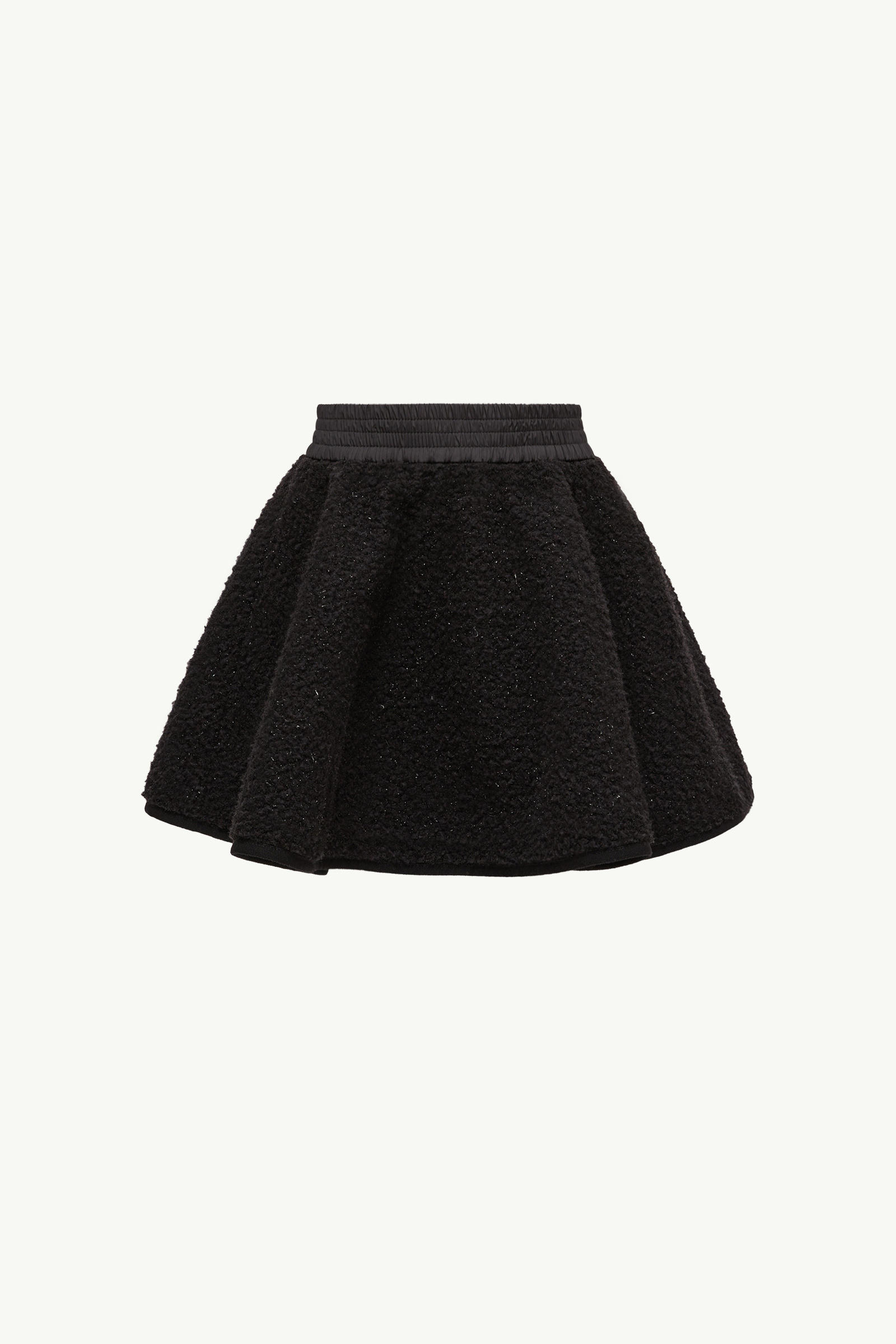 Metallic Teddy Skirt Girl Black Moncler 3