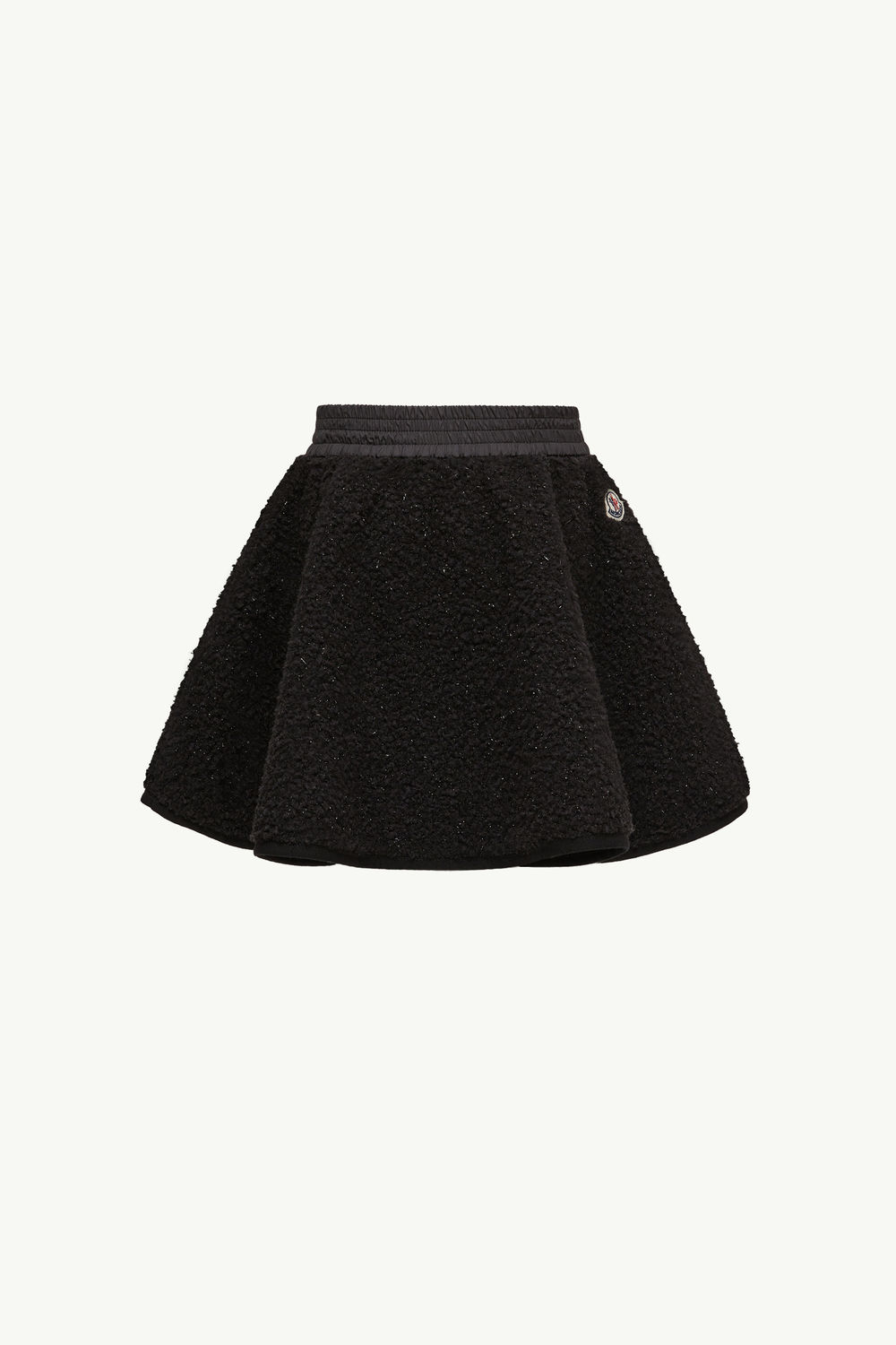 Metallic Teddy Skirt Girl Black Moncler 0