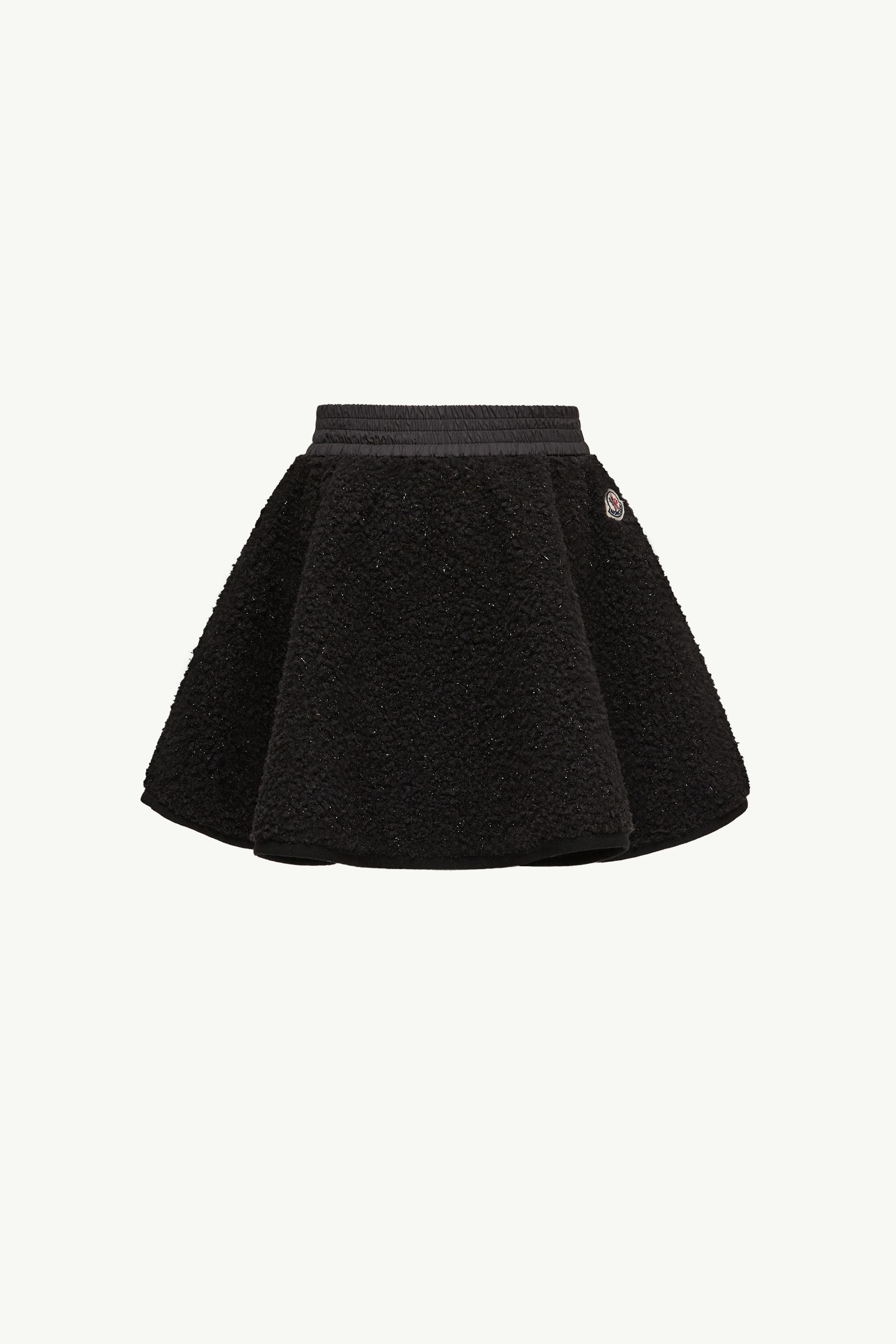 Metallic Teddy Skirt Girl Black Moncler 0