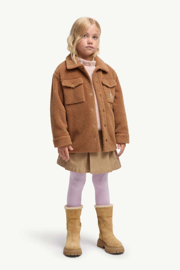 Long Sleeve Teddy Shirt Gender Neutral Brown Moncler 2