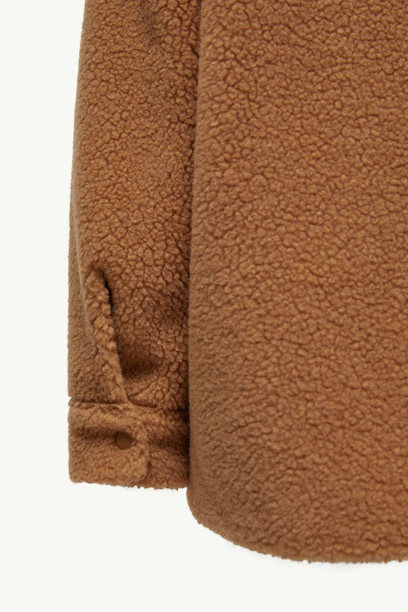 Langarmhemd aus Teddystoff Genderneutral Braun Moncler 6