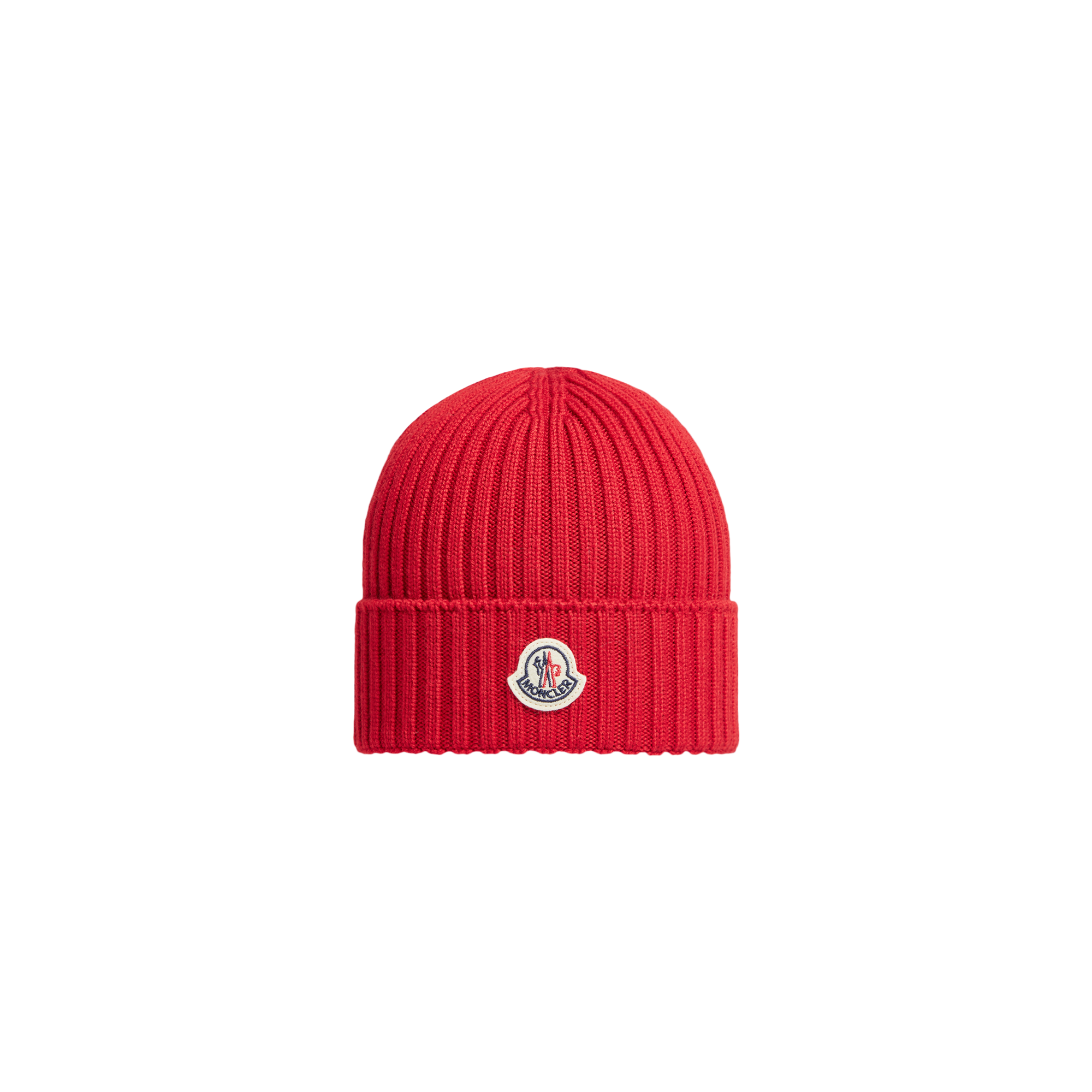 Moncler  Wool Beanie for Boys in Red, Size: S