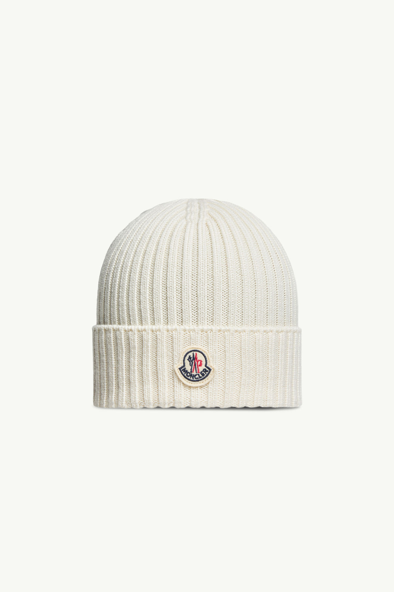 Berretto in lana Bambina Bianco Moncler 0
