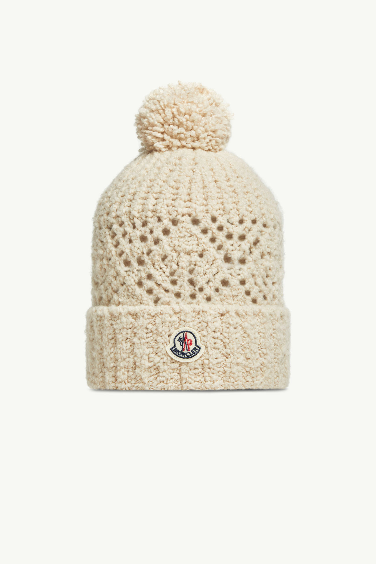 ニットキャップ ガールズ ライトベージュ Moncler 0