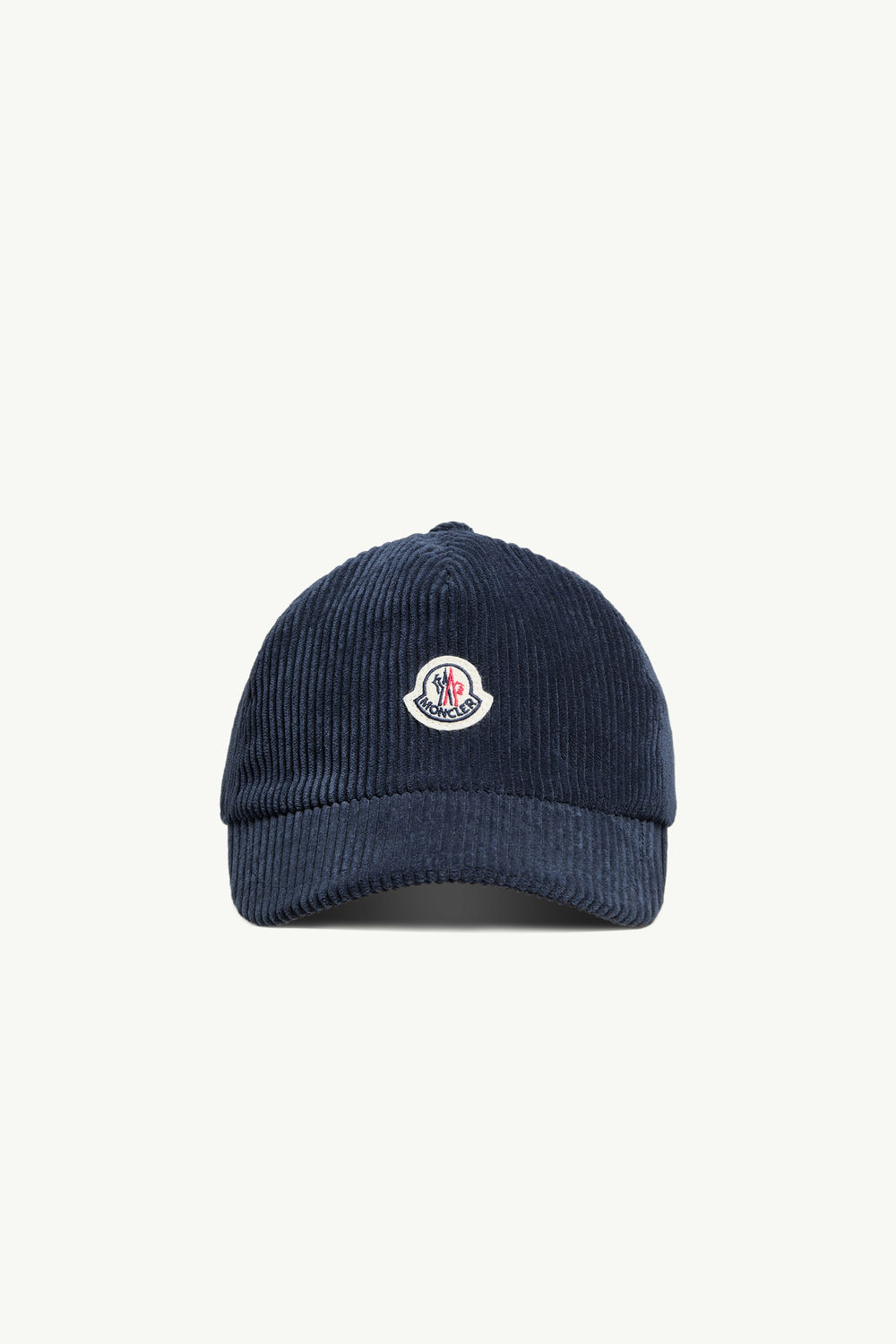 Corduroy Basketball Cap Boy Navy Blue Moncler 0