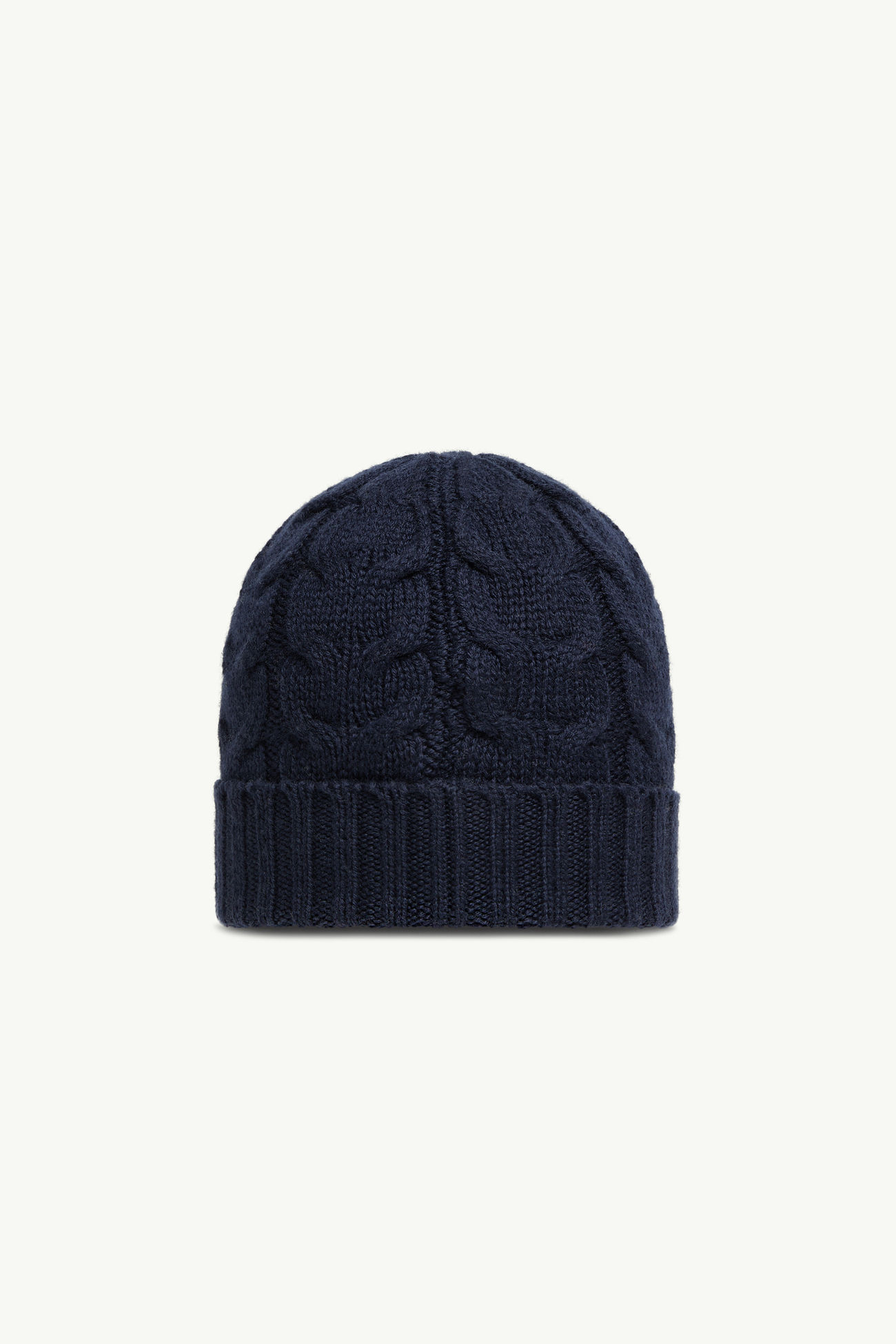 Berretto in lana Bambino Blu Notte Moncler 2
