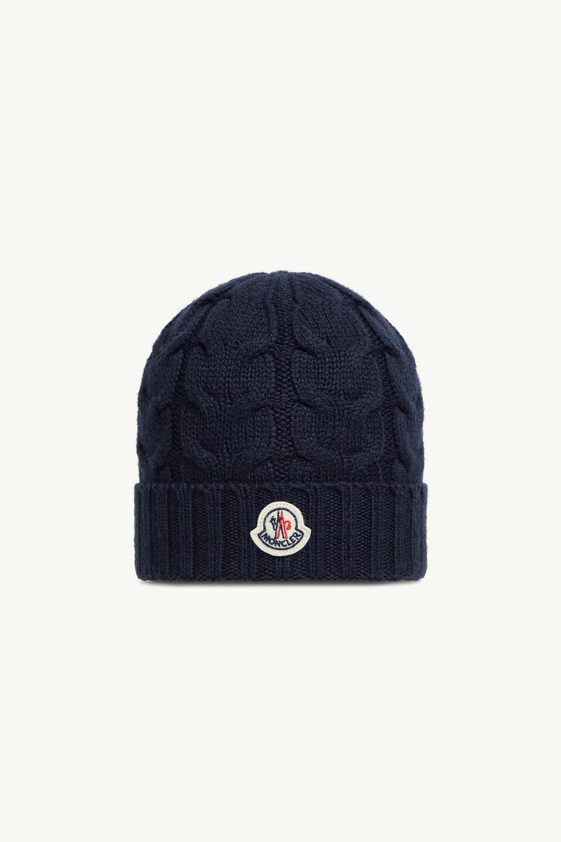 MONCLER モンクレール　BEYNAC ネイビー Night Blue Wool Beanie - Accessories & Shoes for Children | Moncler US
