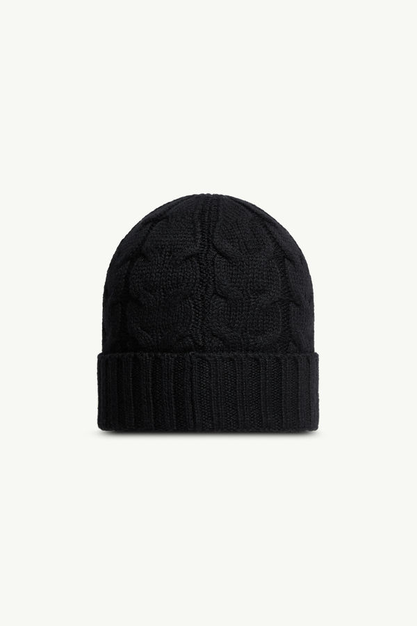 羊毛冷帽 男童 黑色 Moncler 2