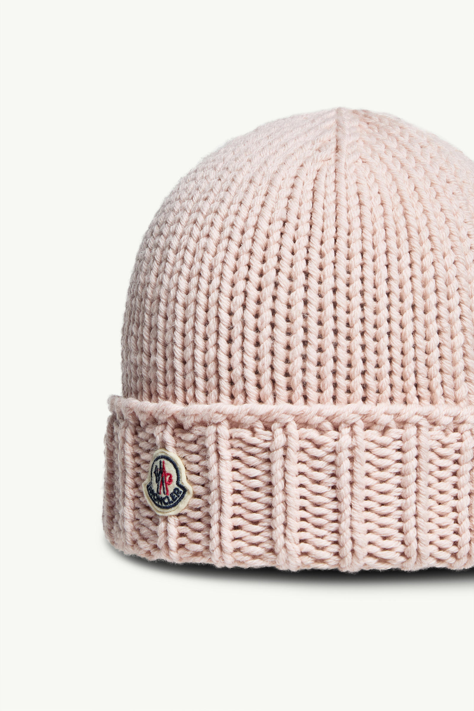 Wool Beanie Girl Pink Moncler 1