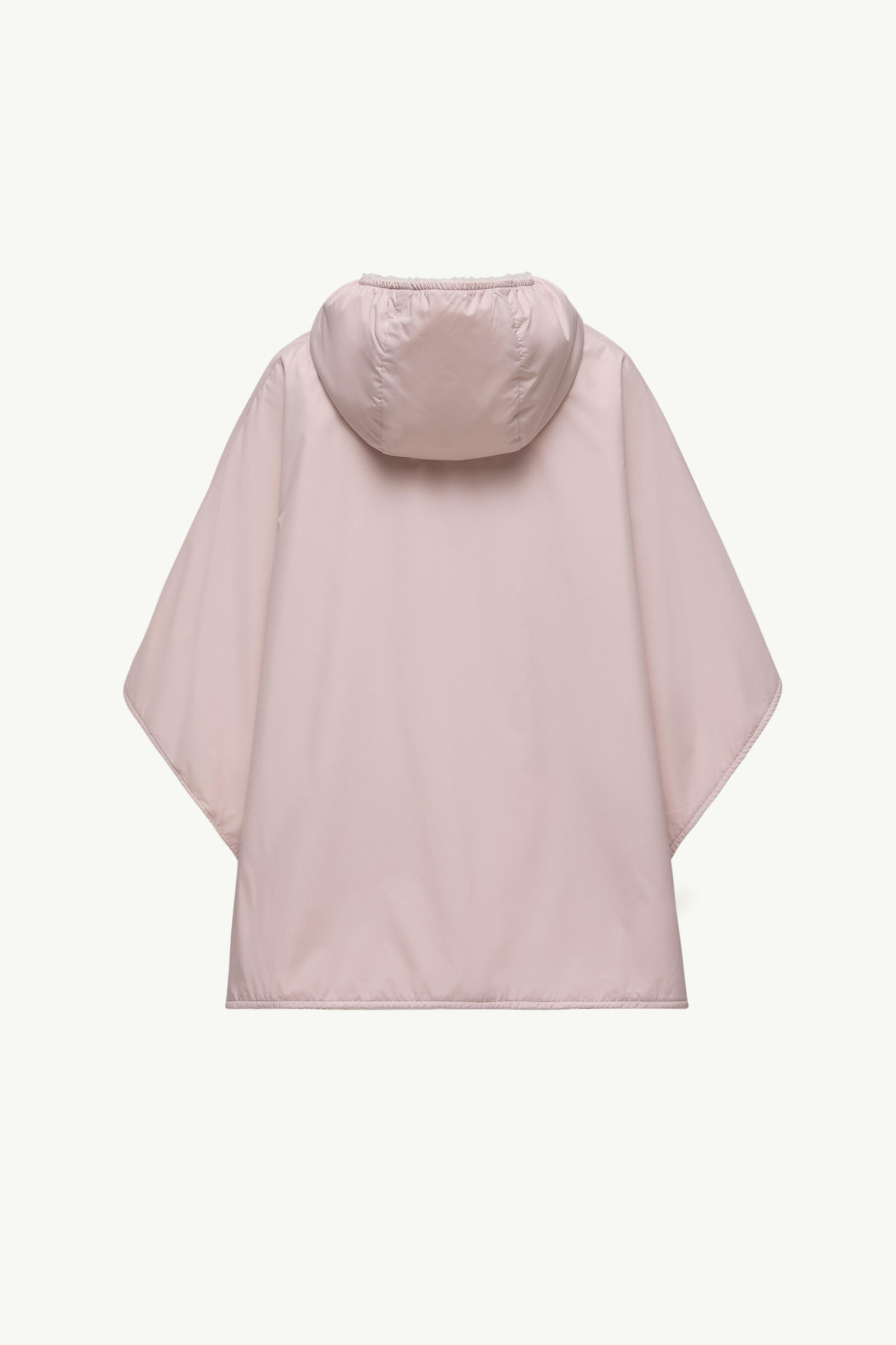 Reversible Hooded Teddy Cape Girl Pink Moncler 3