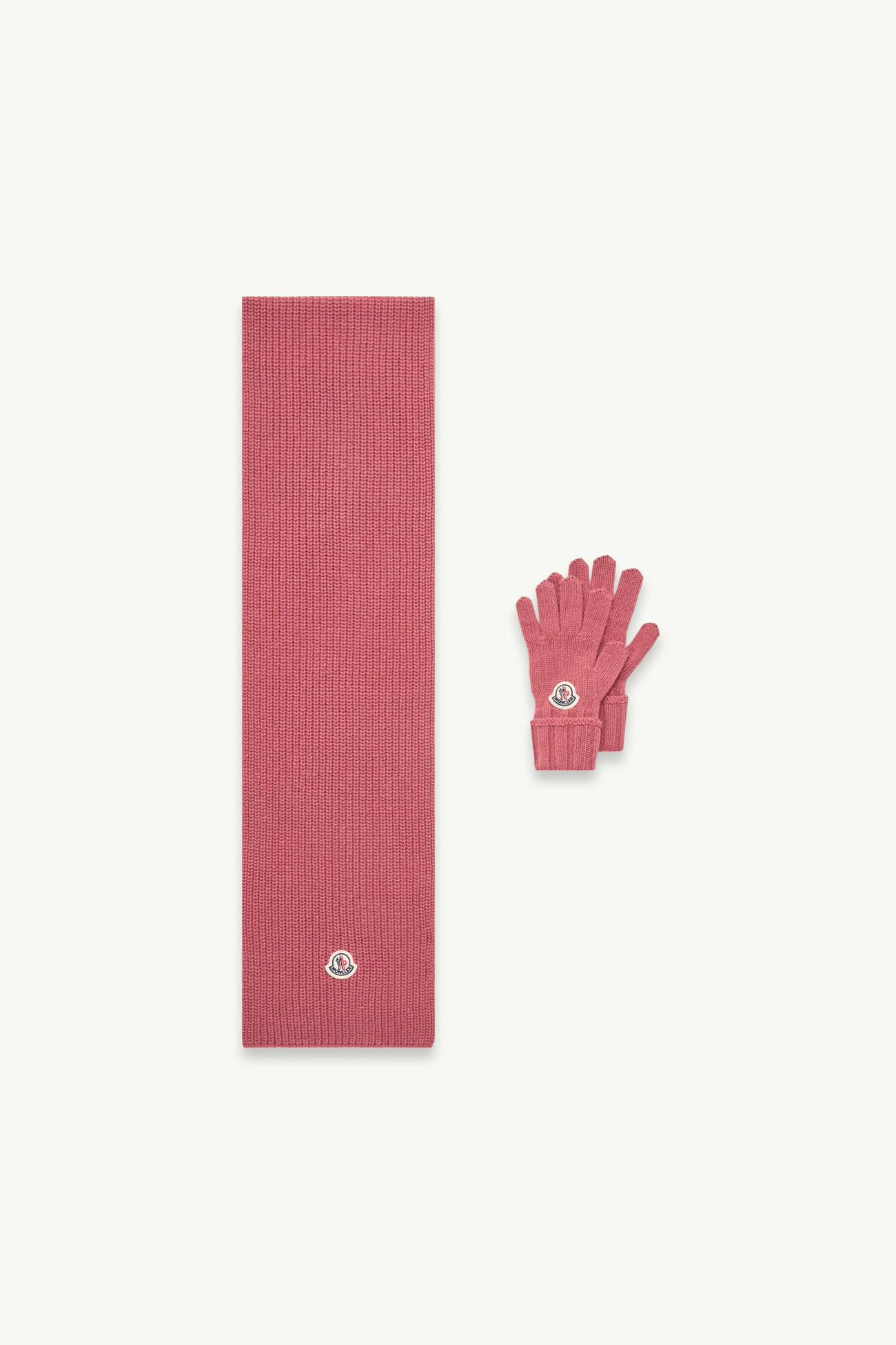 Set aus Wolle Mädchen Korallenrot Moncler 0