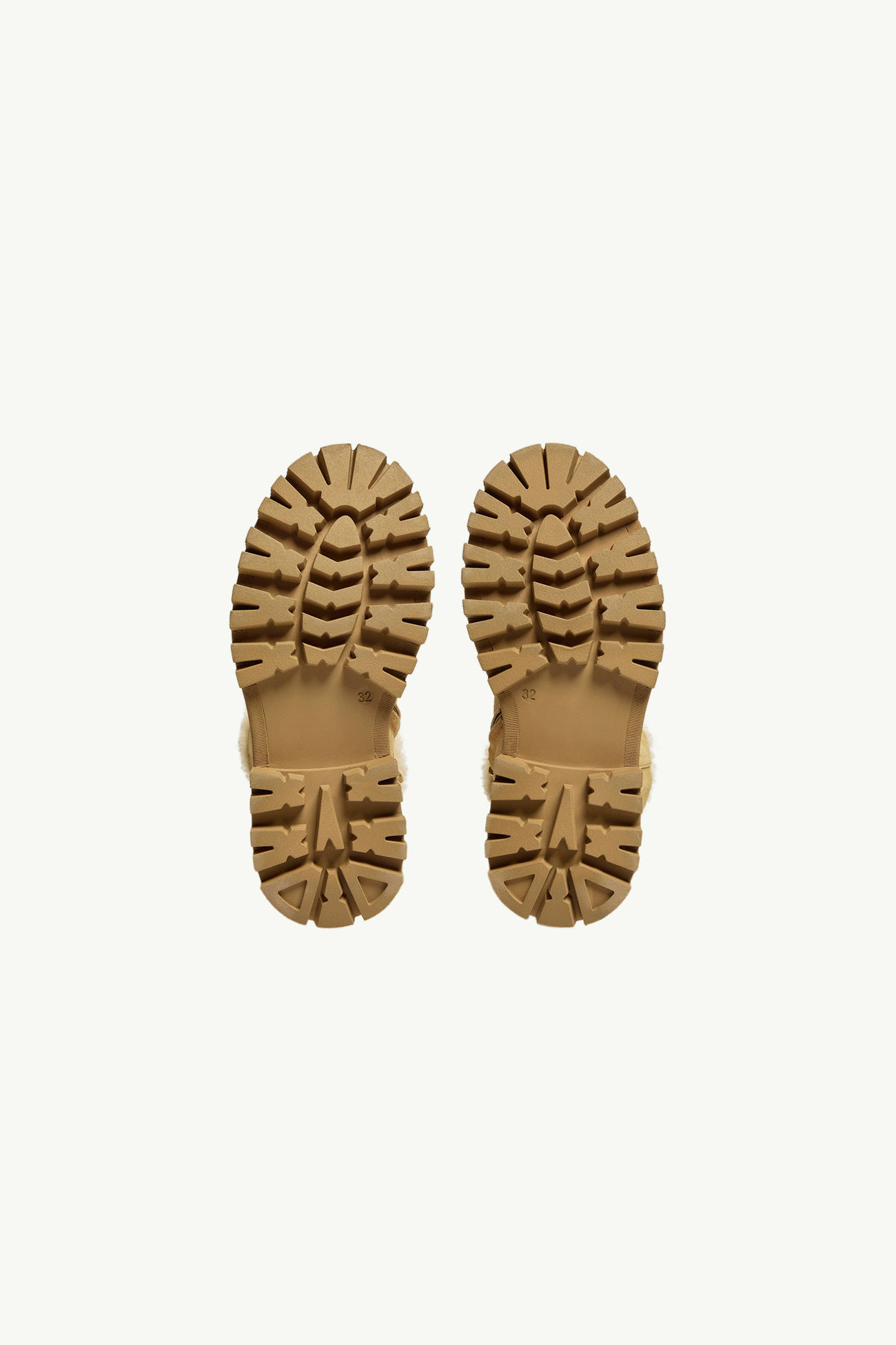 Petit Aurea Mid Stiefel aus Wildleder Genderneutral Camel-Beige Moncler 4