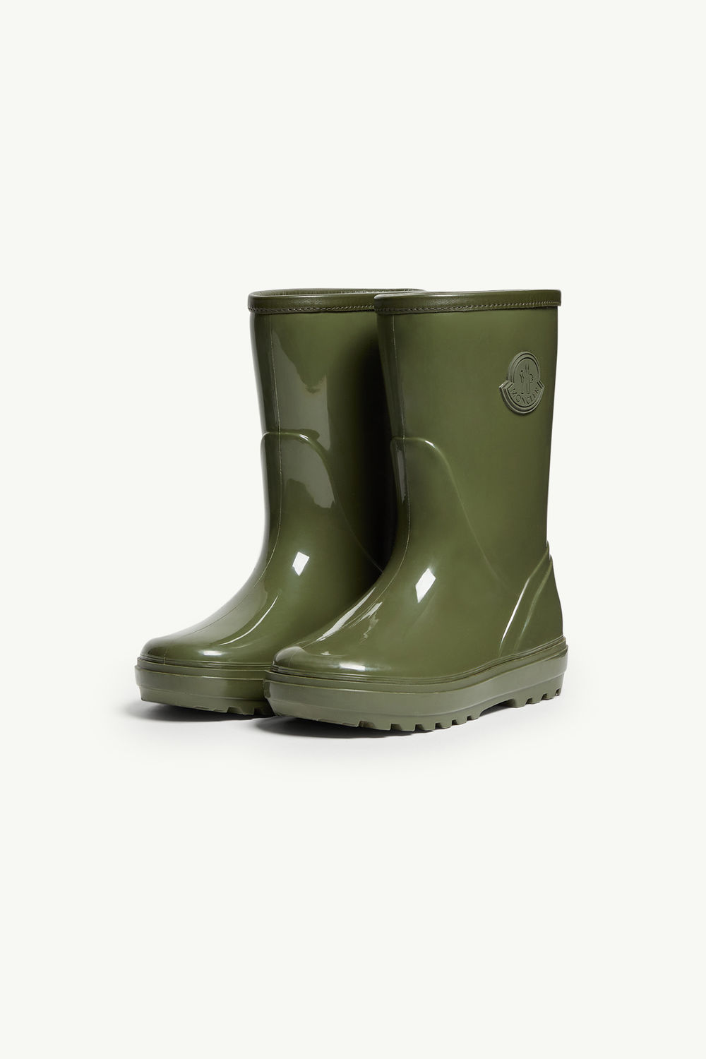 Petit Kickstream Rain Boots Gender Neutral Olive Green Moncler 2