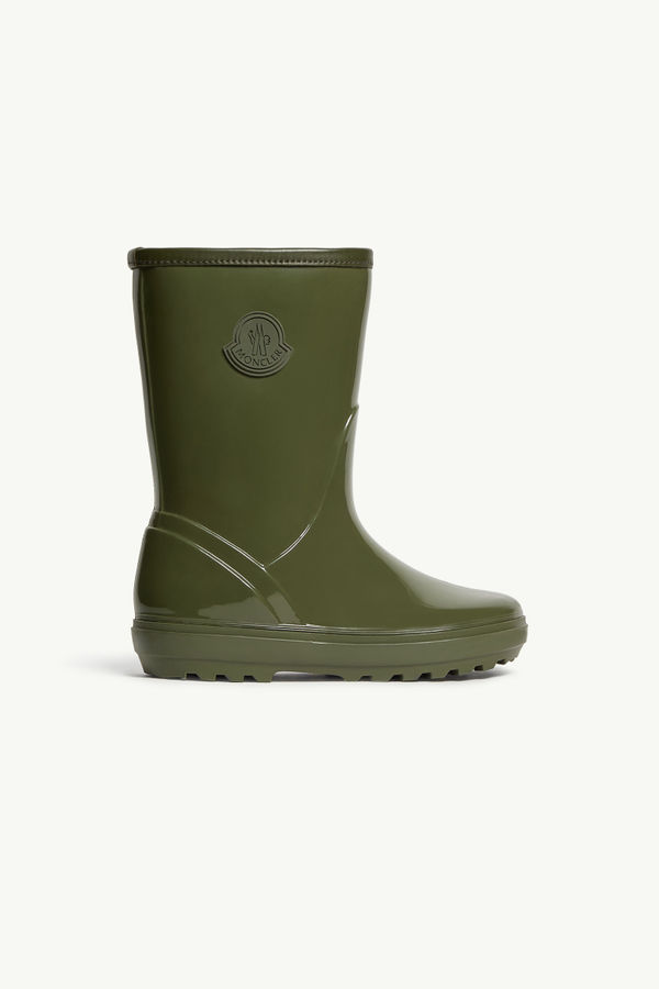 Petit Kickstream Regenstiefel Genderneutral Olivgrün Moncler 0