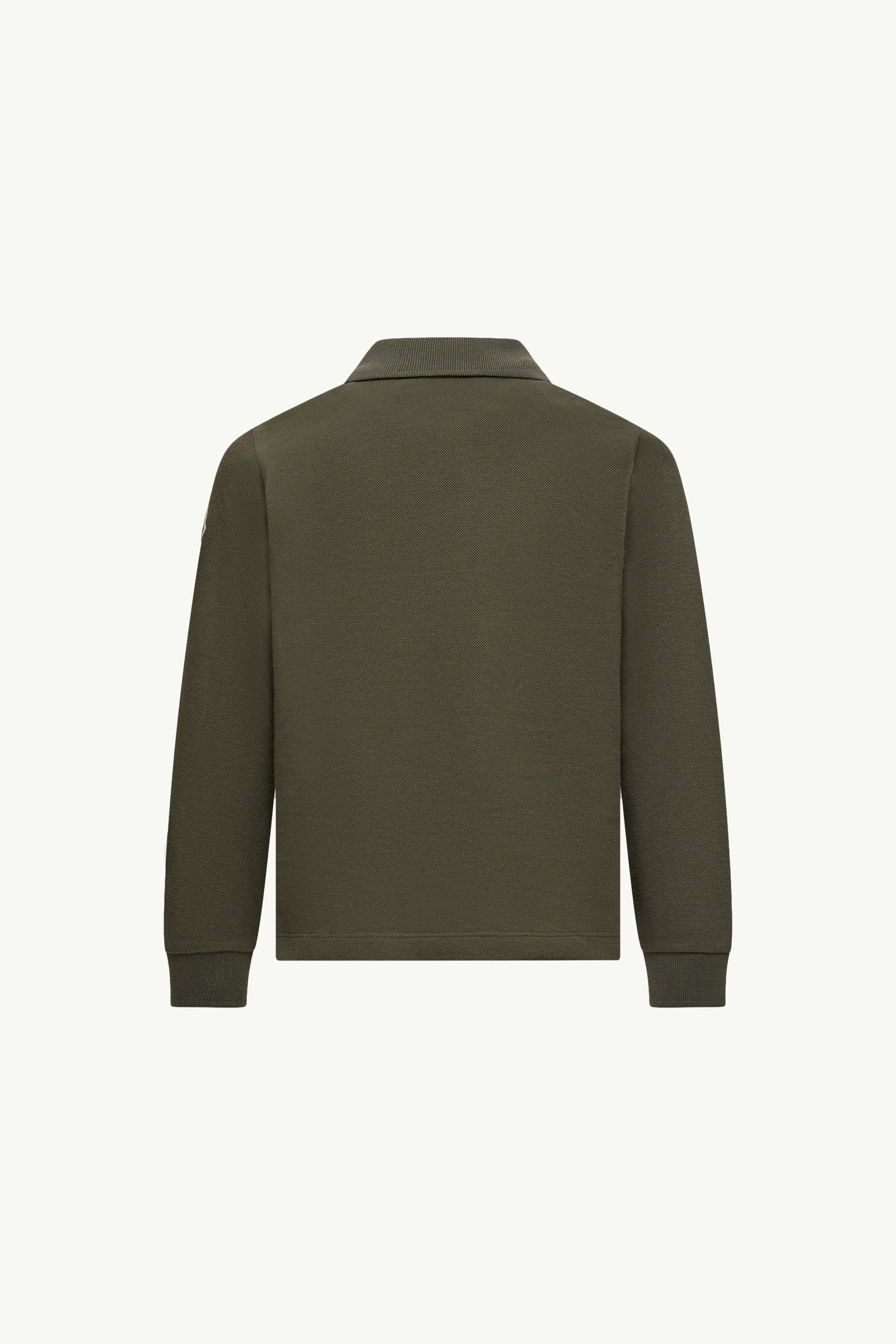 儿童棉质珠地长袖Polo衫 男童 橄榄绿 Moncler 2