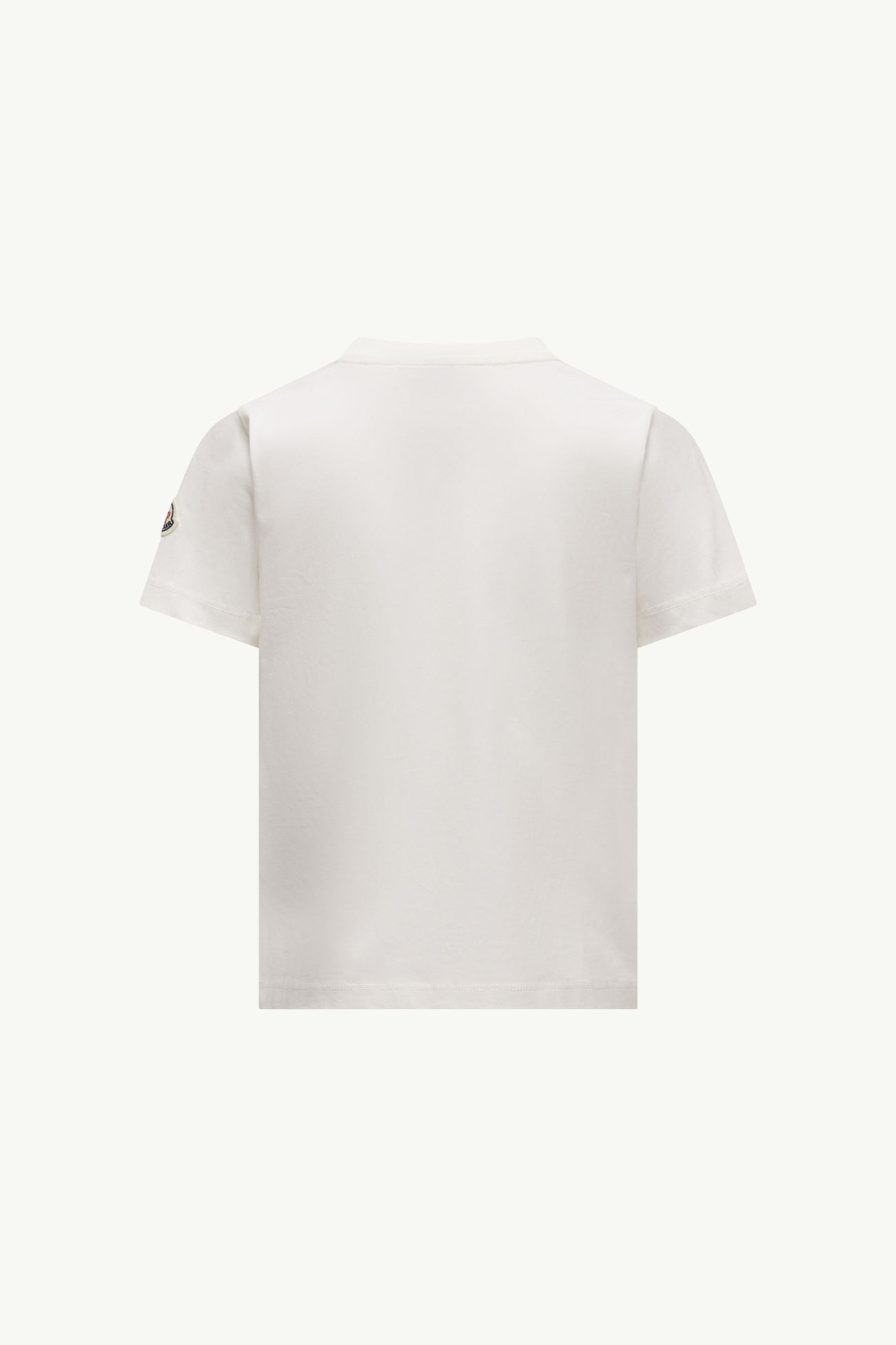 T-shirt con motivo logato in cotone Bambino Bianco Moncler 3