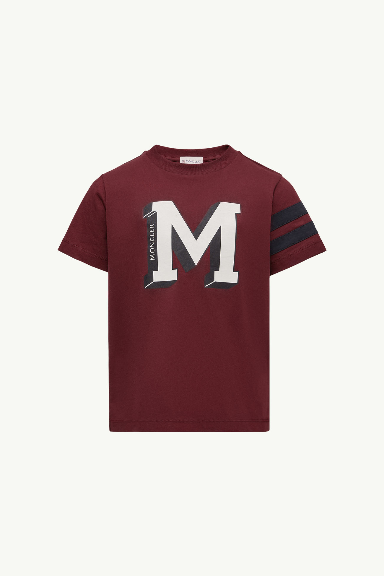 Tシャツ ボーイズ バーガンディー Moncler 0